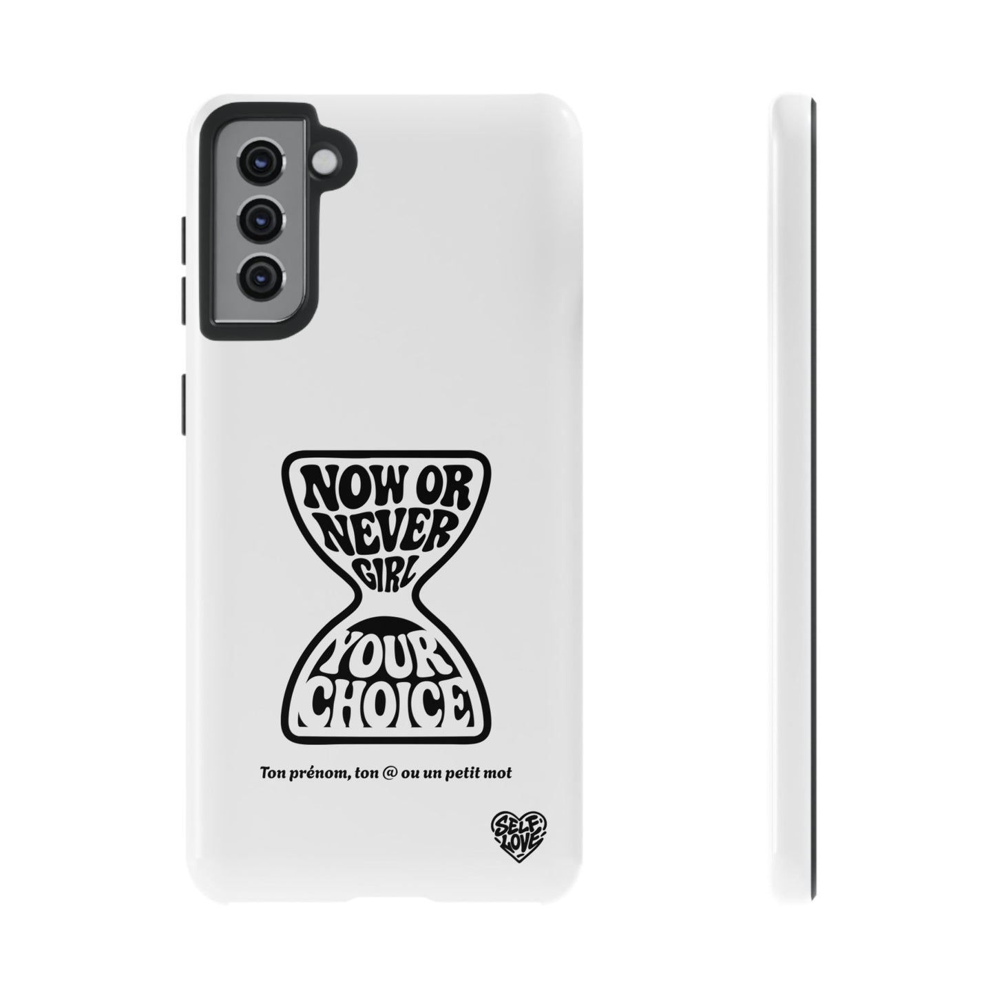 Now Or Never Girl - Coque Samsung (blanc)