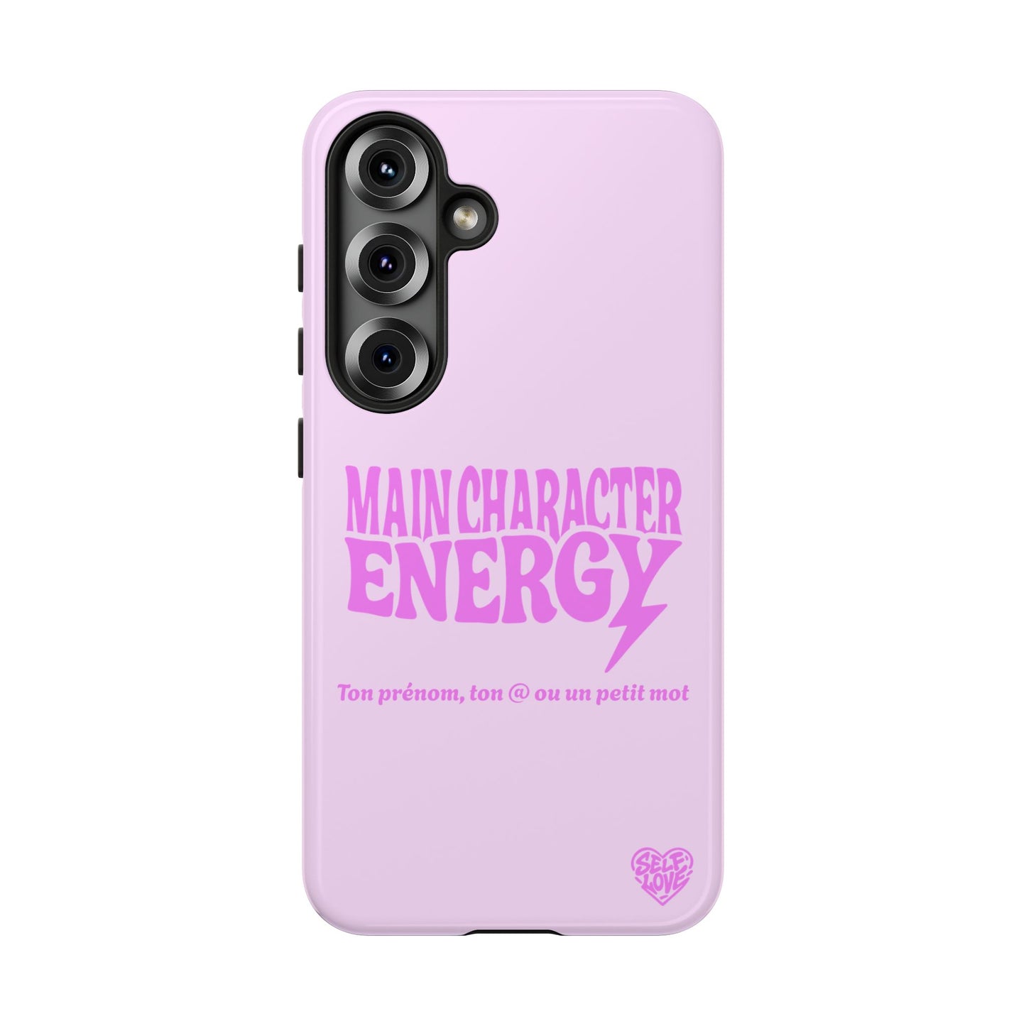 Main Character Energy - Coque Samsung (rose)