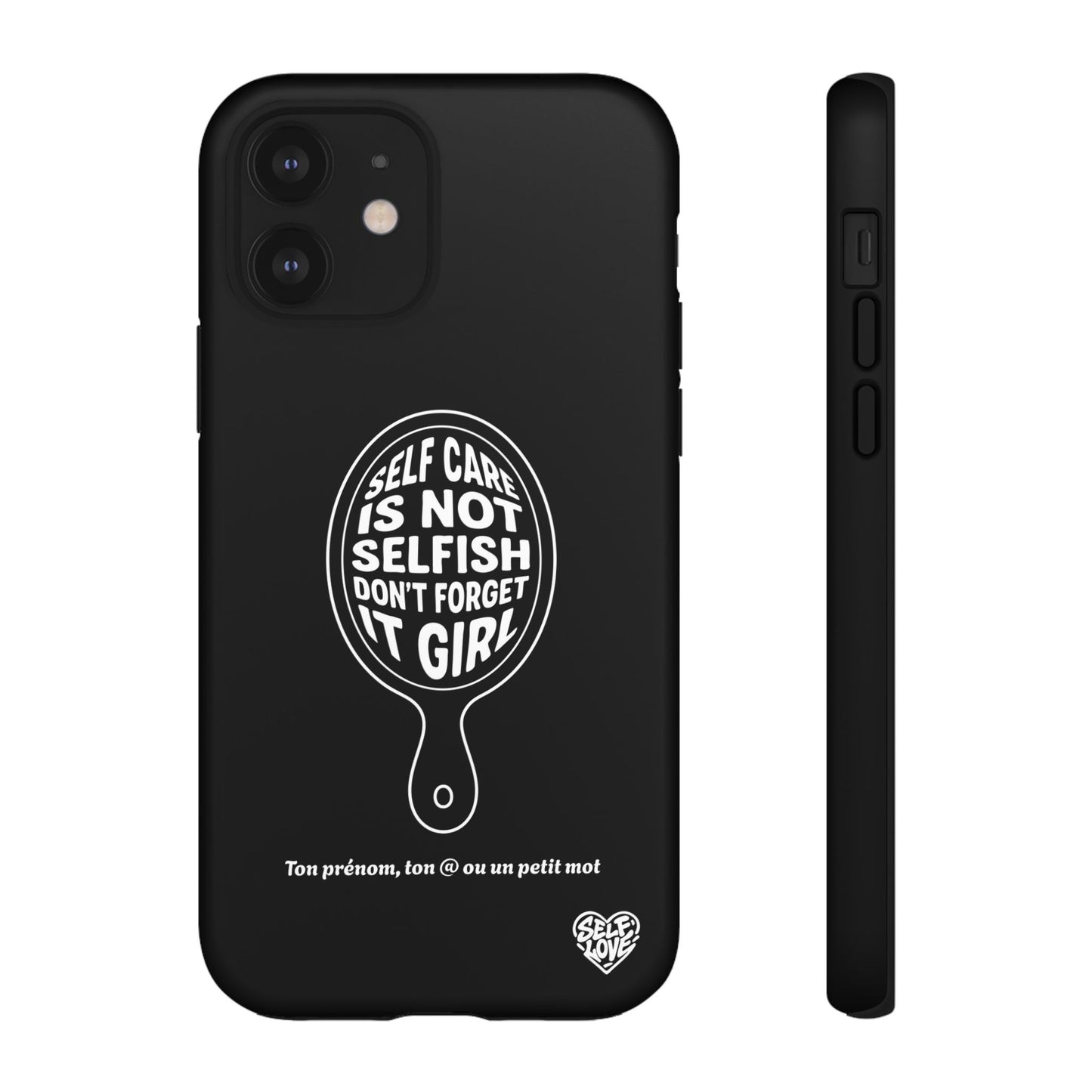 Self Care - Coque iPhone (noir)