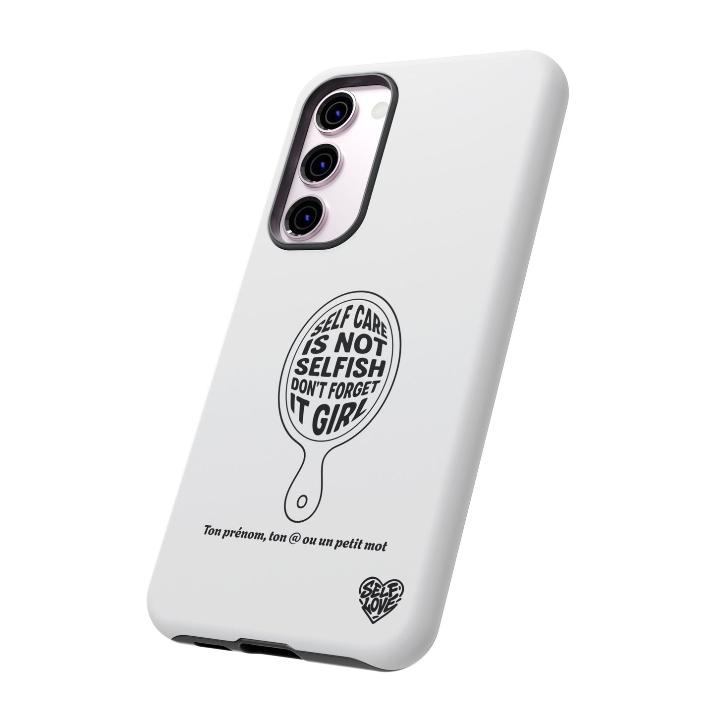 Self Care - Coque Samsung (blanc)