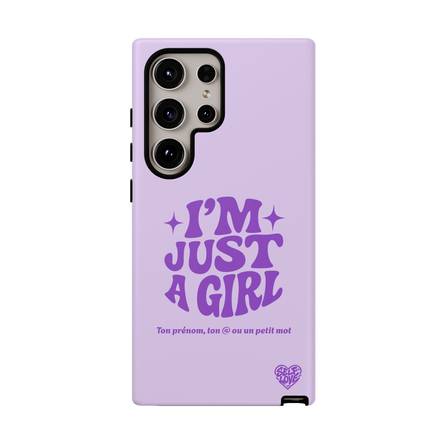 Im Just A Girl - Coque Samsung (violet)