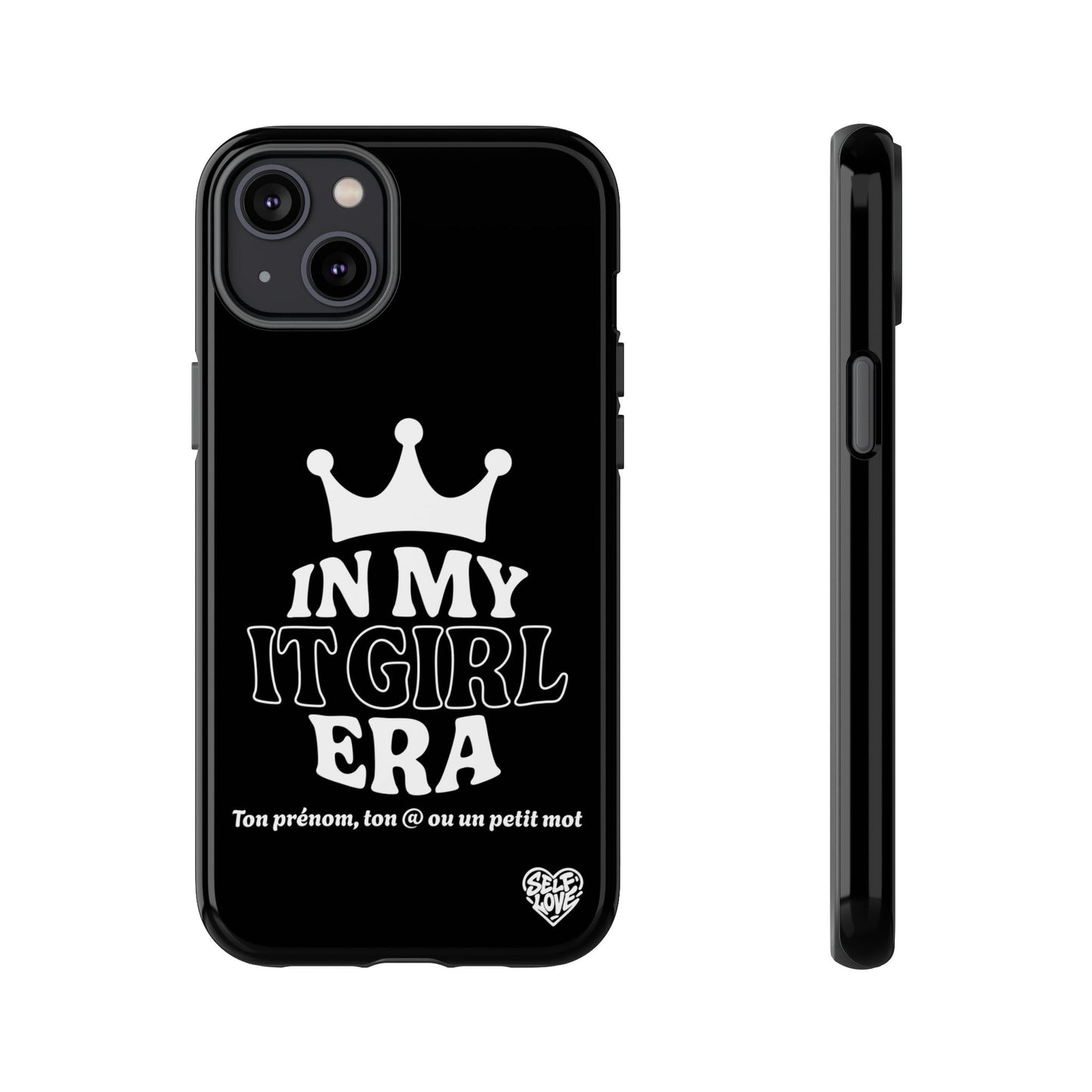 In My It Girl Era - Coque iPhone (noir)