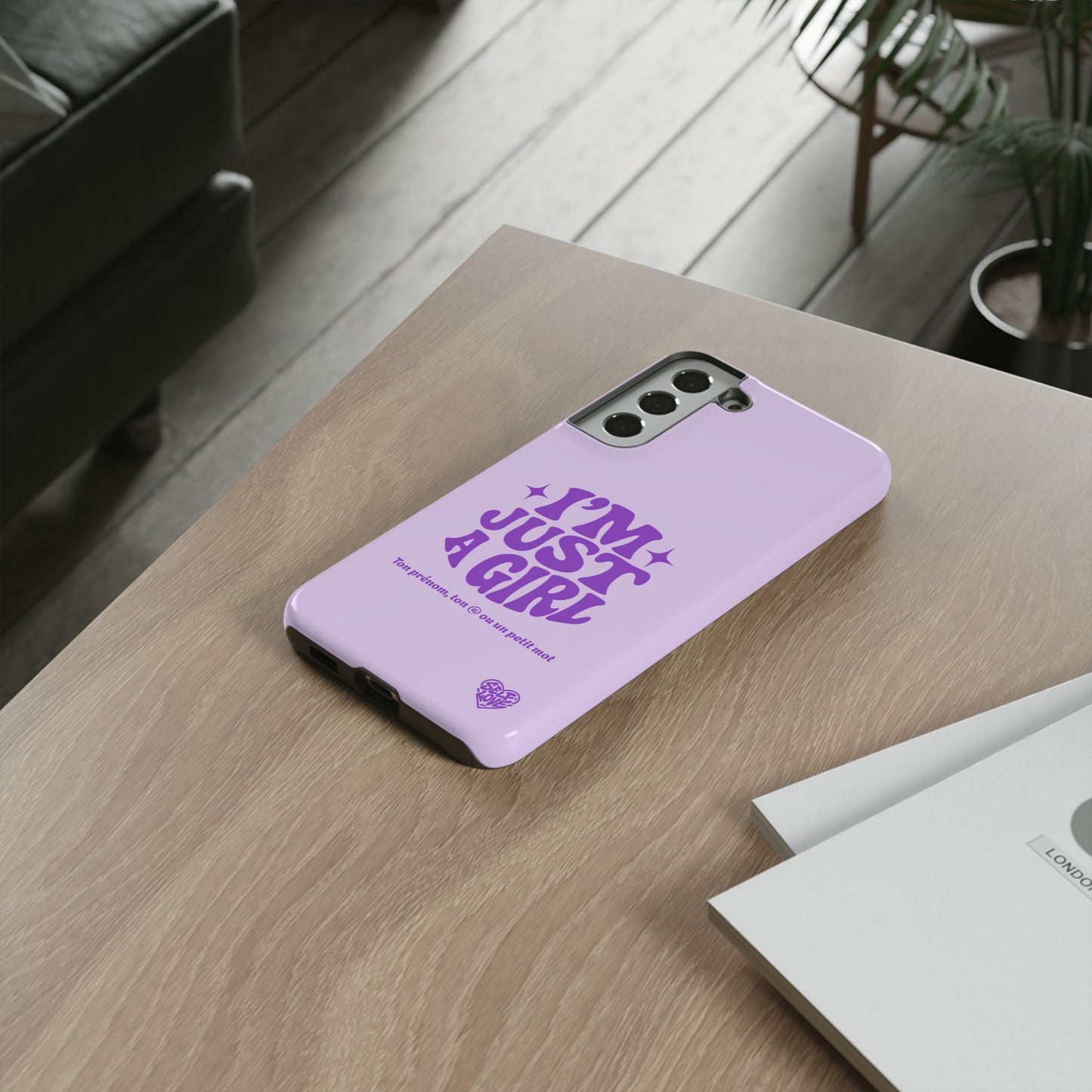 Im Just A Girl - Coque Samsung (violet)