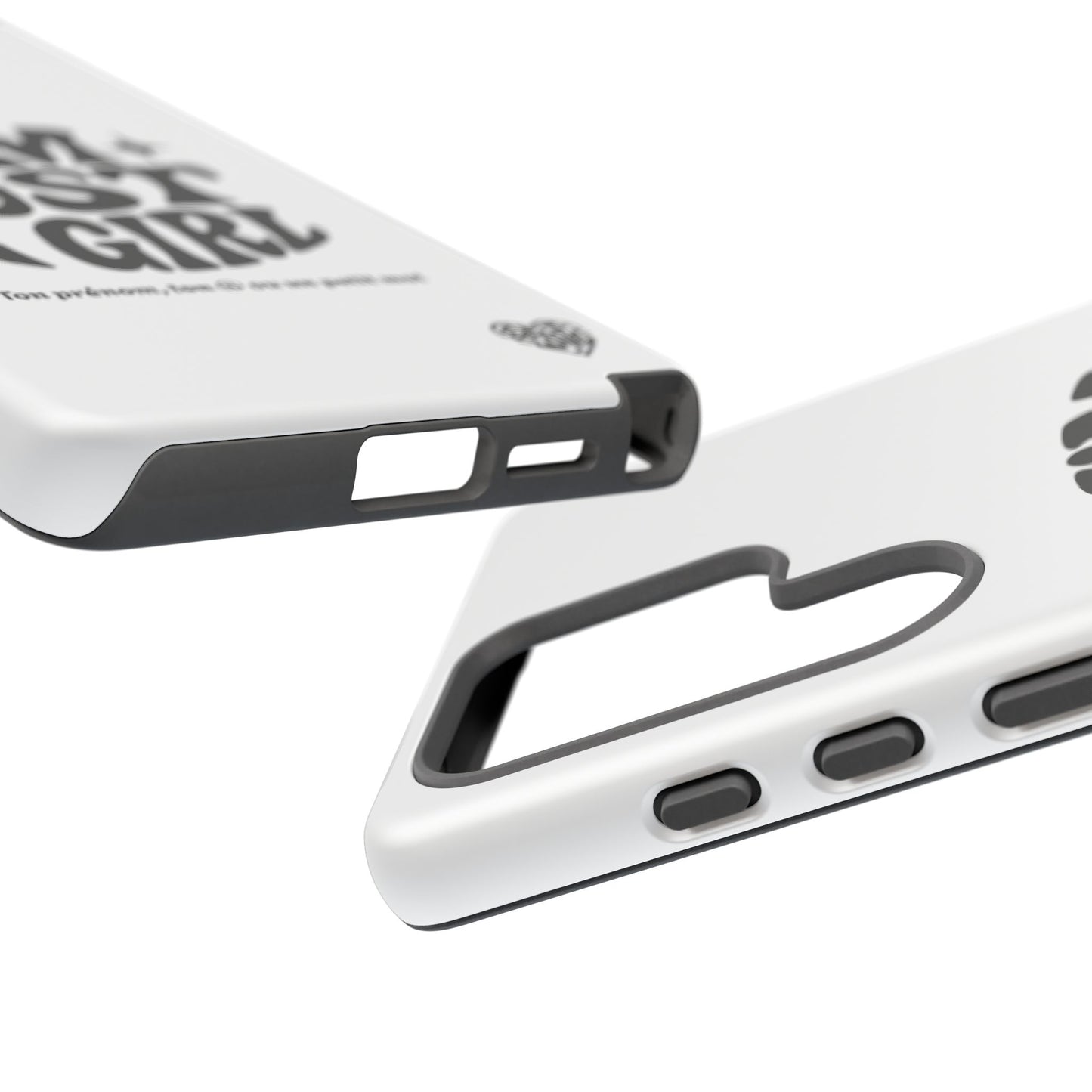 Im Just A Girl - Coque Samsung (blanc)