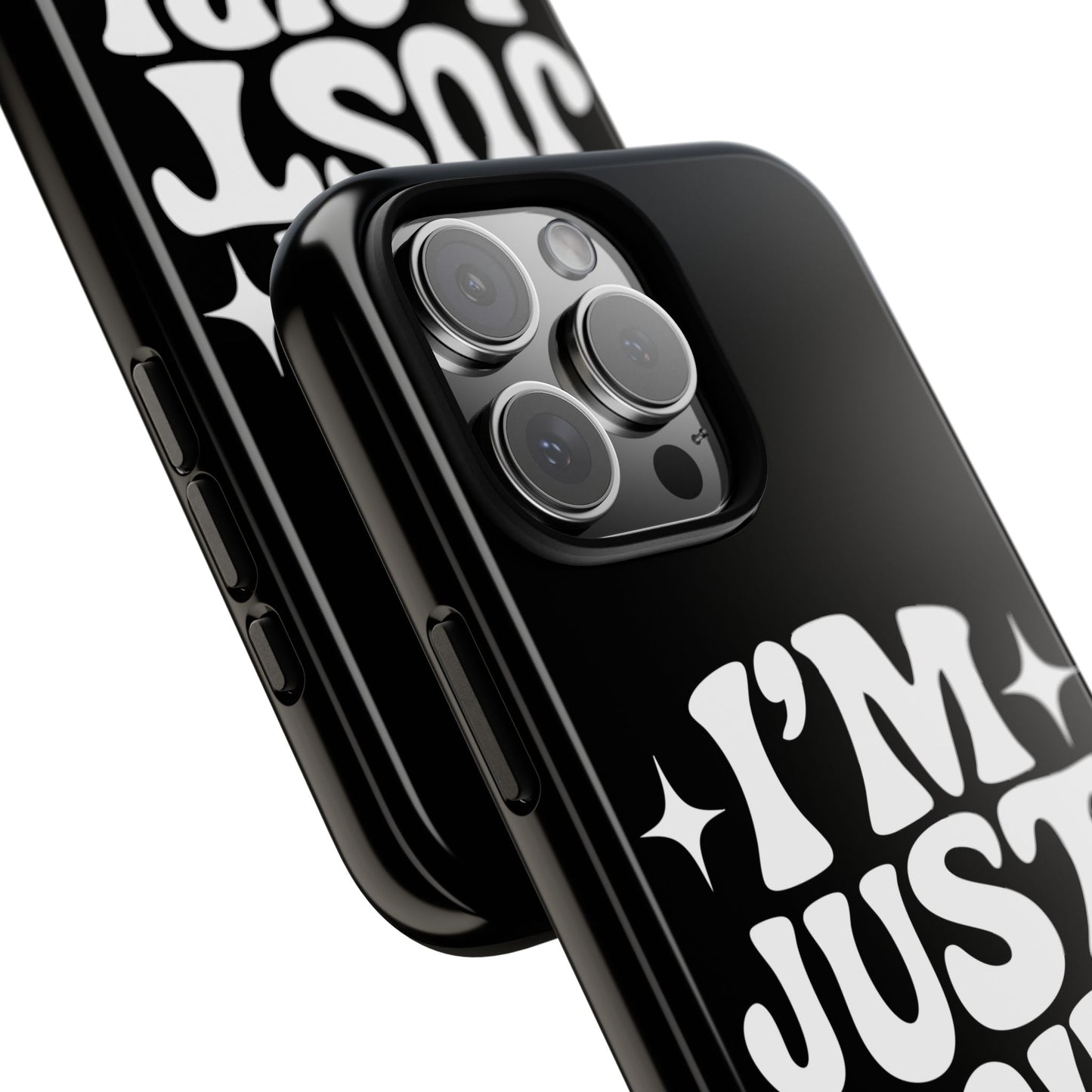Im Just A Girl - Coque iPhone (noir)