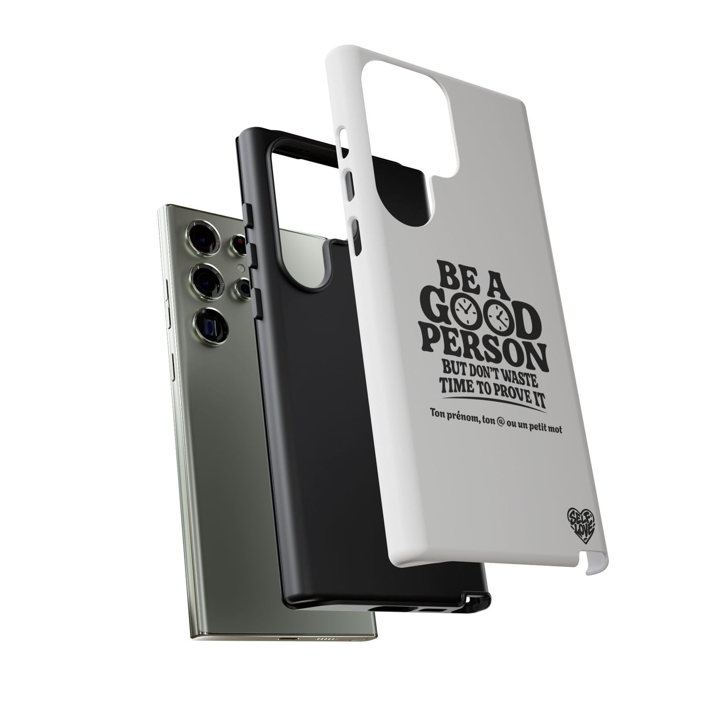 Be A Good Person - Coque Samsung (blanc)