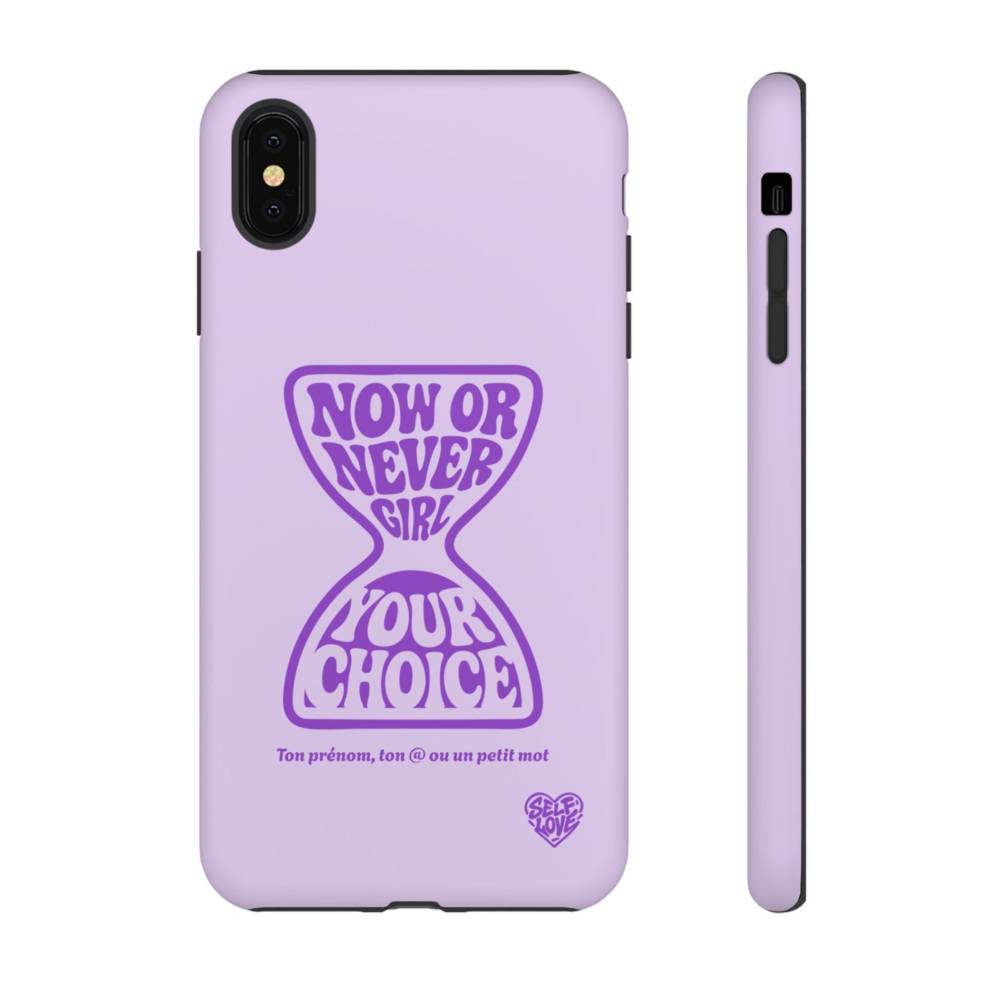 Now Or Never Girl - Coque iPhone (violet)
