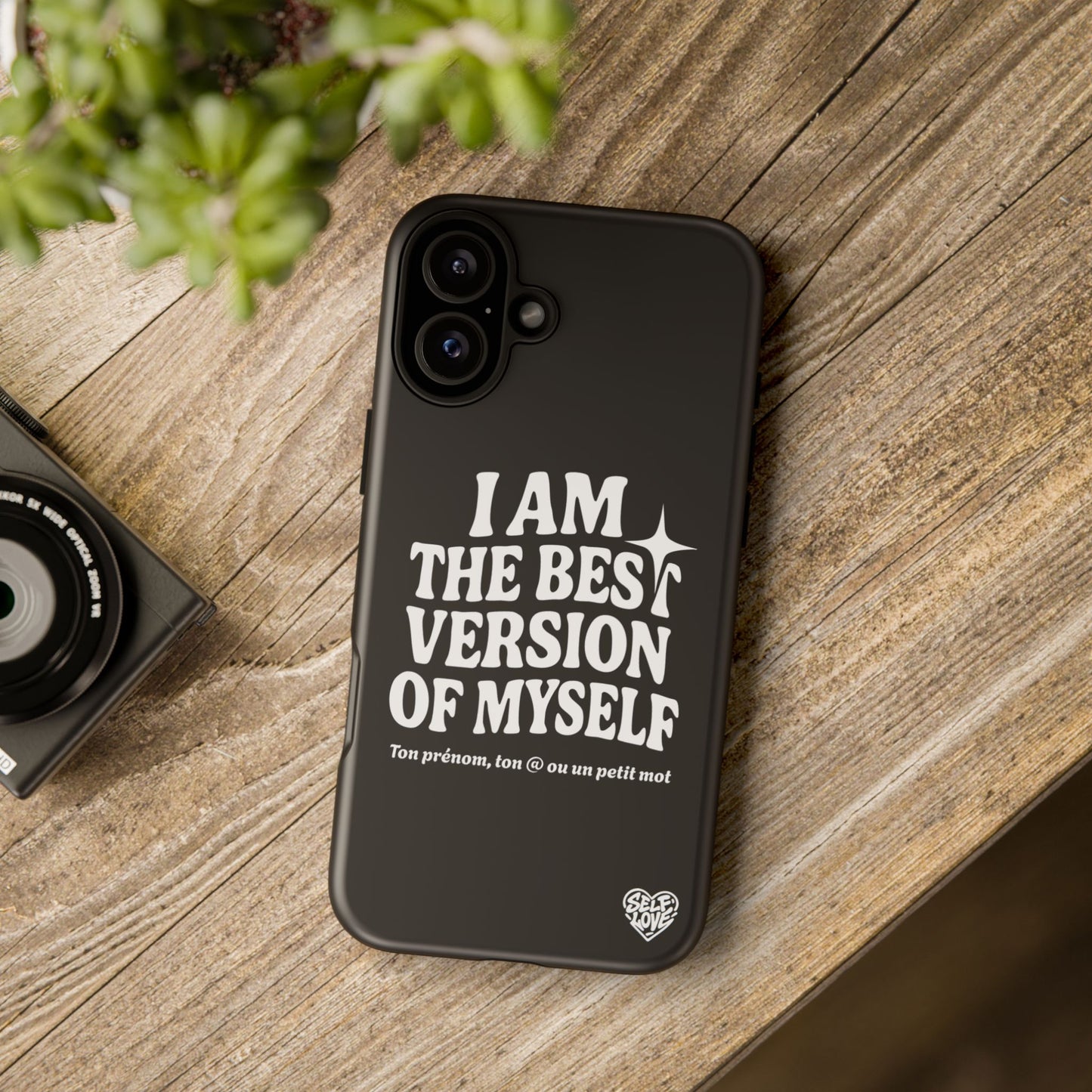 I Am The Best Version Of Myself - Coque iPhone (noir)