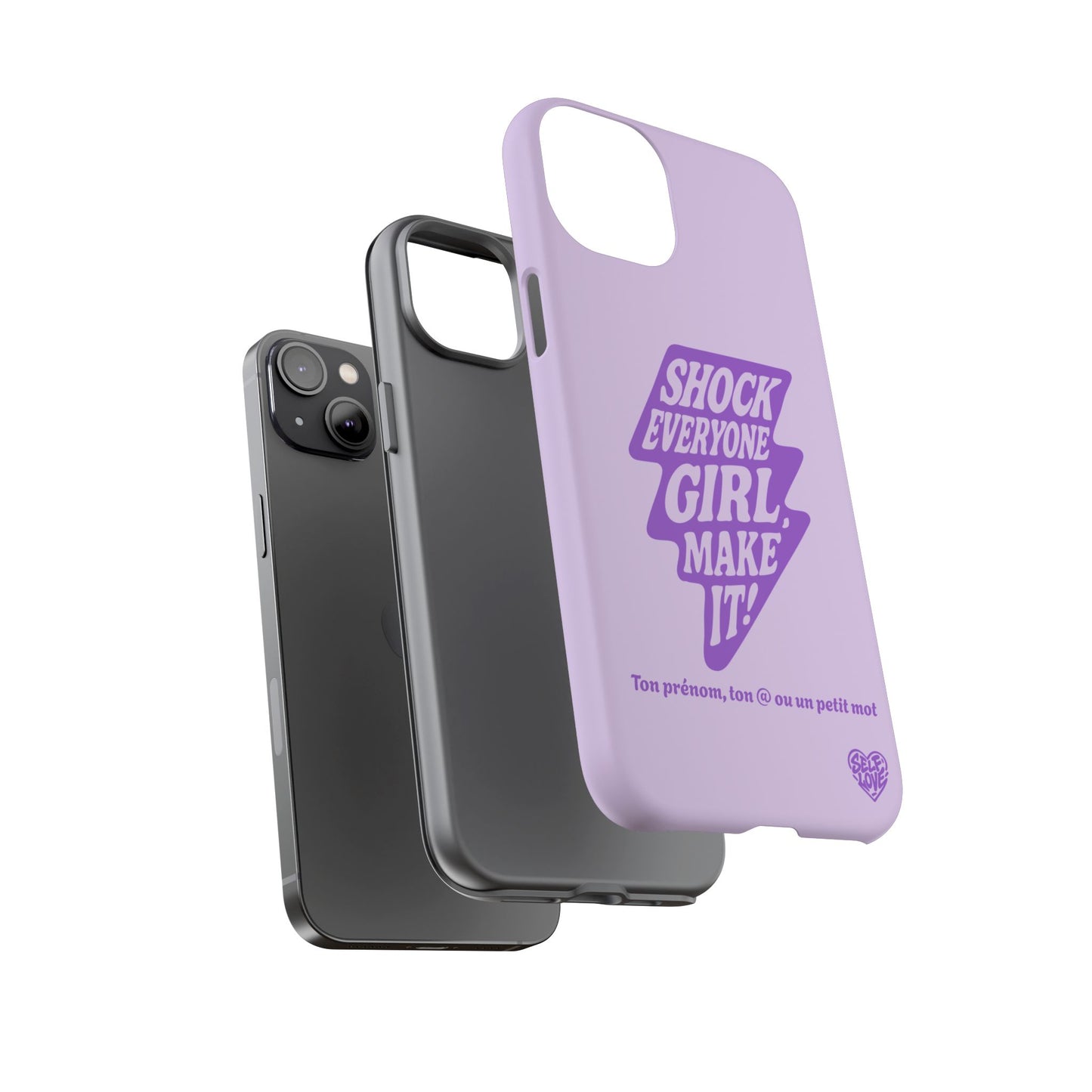 Shock Everyone - Coque iPhone (violet)