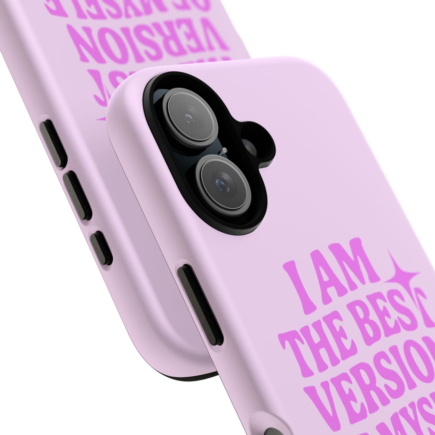 I Am The Best Version Of Myself - Coque iPhone (rose)