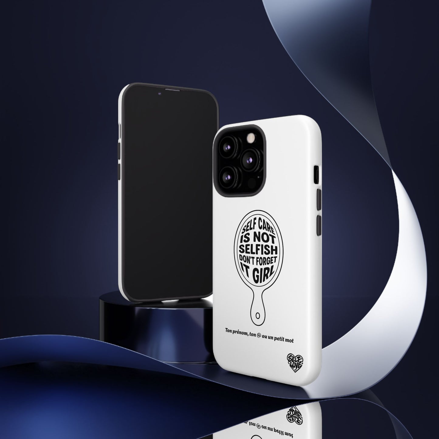 Self Care - Coque iPhone (blanc)