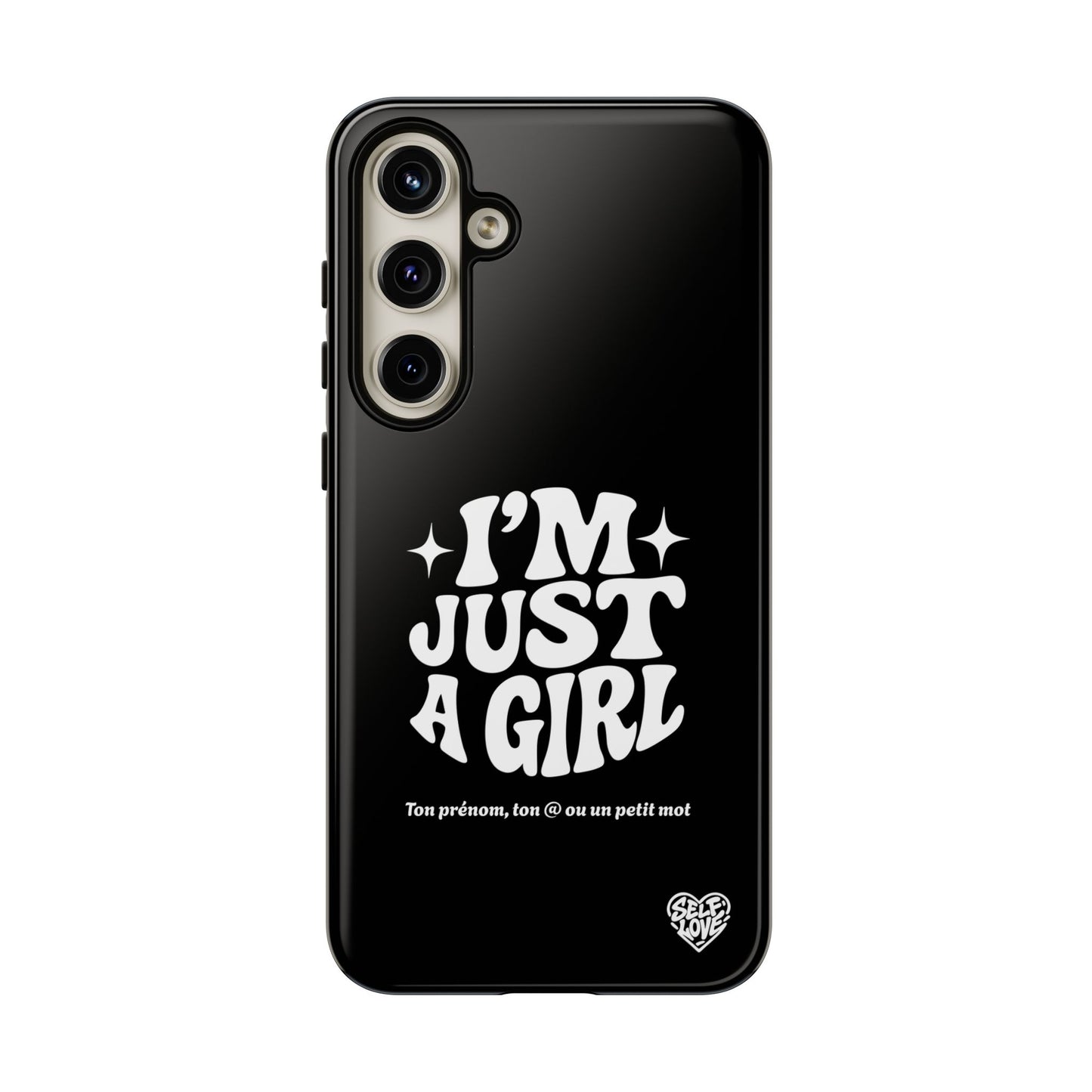 Im Just A Girl - Coque Samsung (noir)