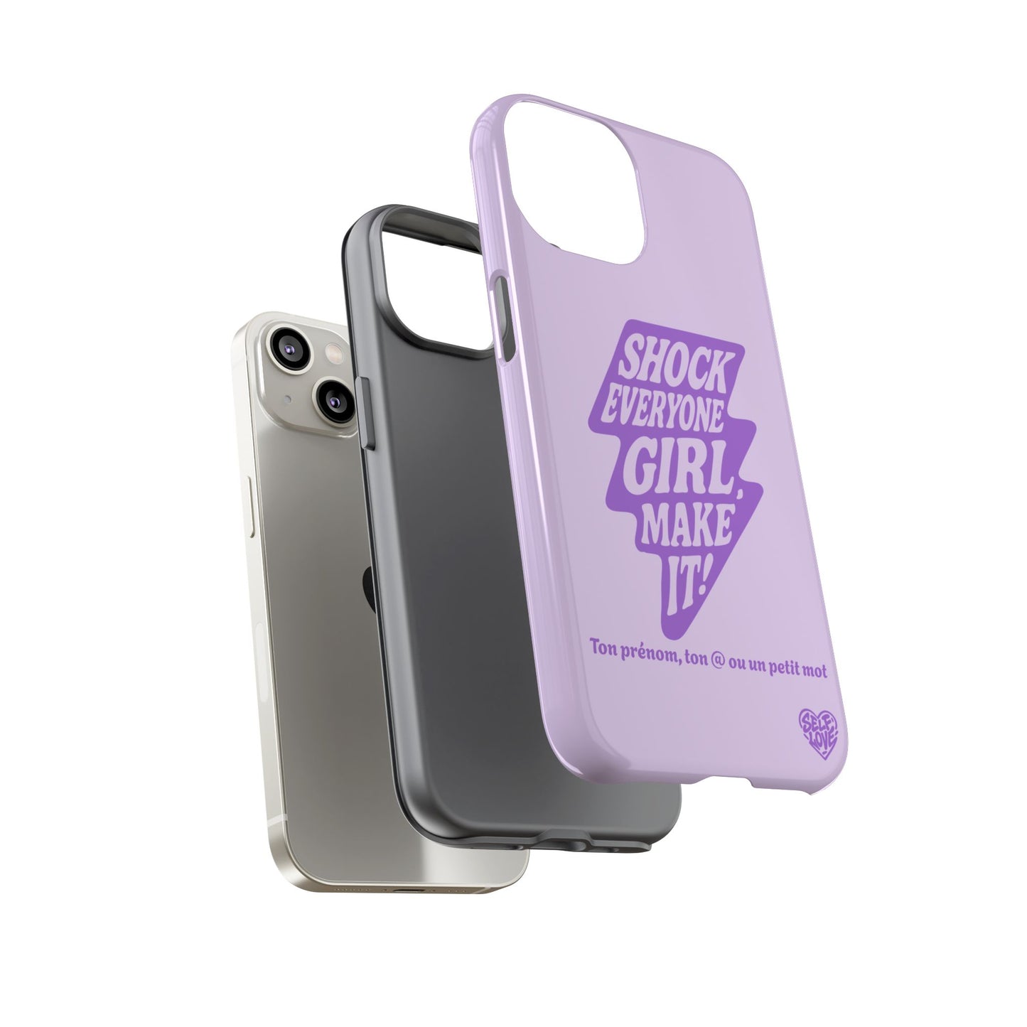 Shock Everyone - Coque iPhone (violet)