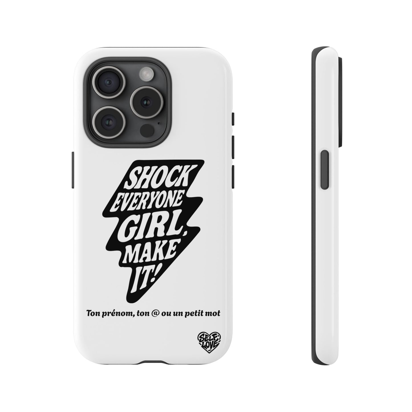 Shock Everyone - Coque iPhone (blanc)