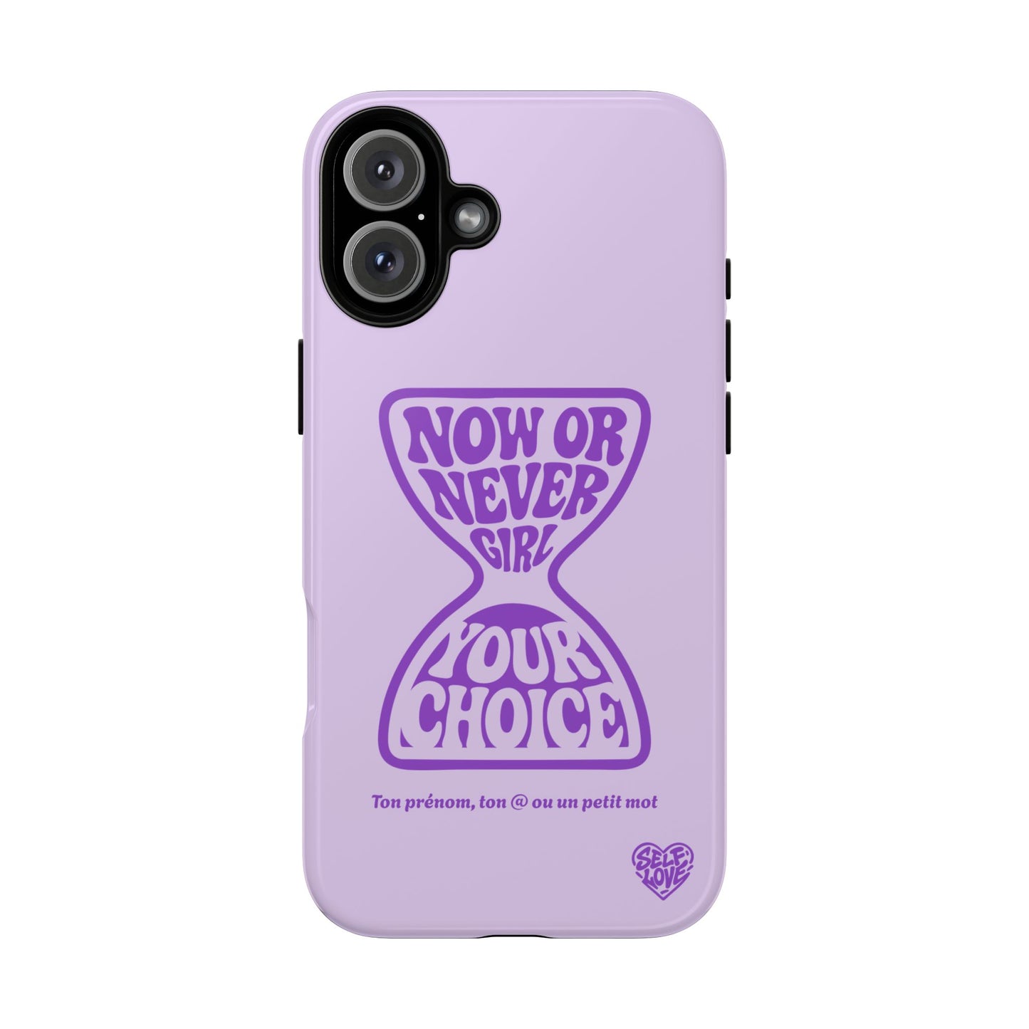 Now Or Never Girl - Coque iPhone (violet)