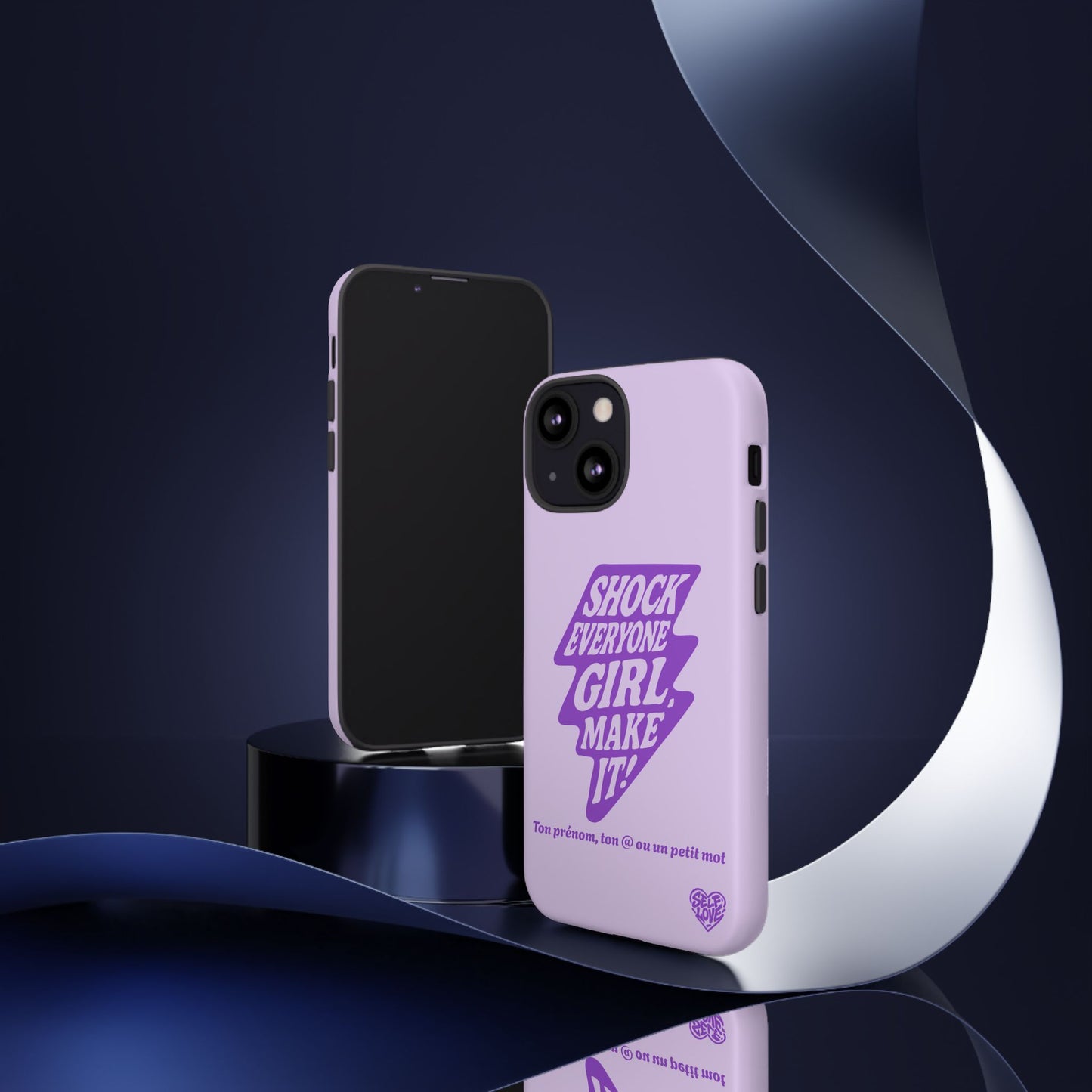 Shock Everyone - Coque iPhone (violet)