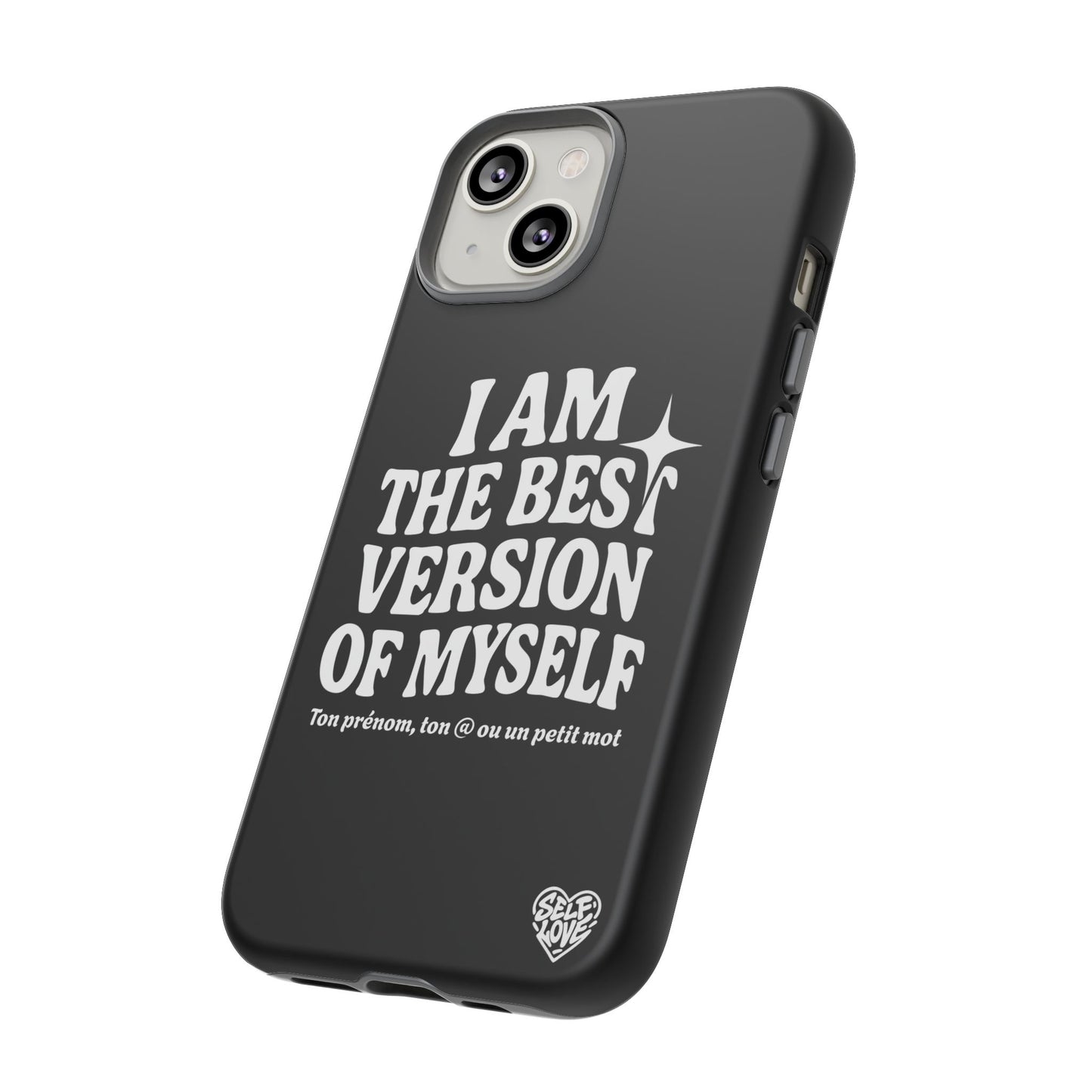 I Am The Best Version Of Myself - Coque iPhone (noir)