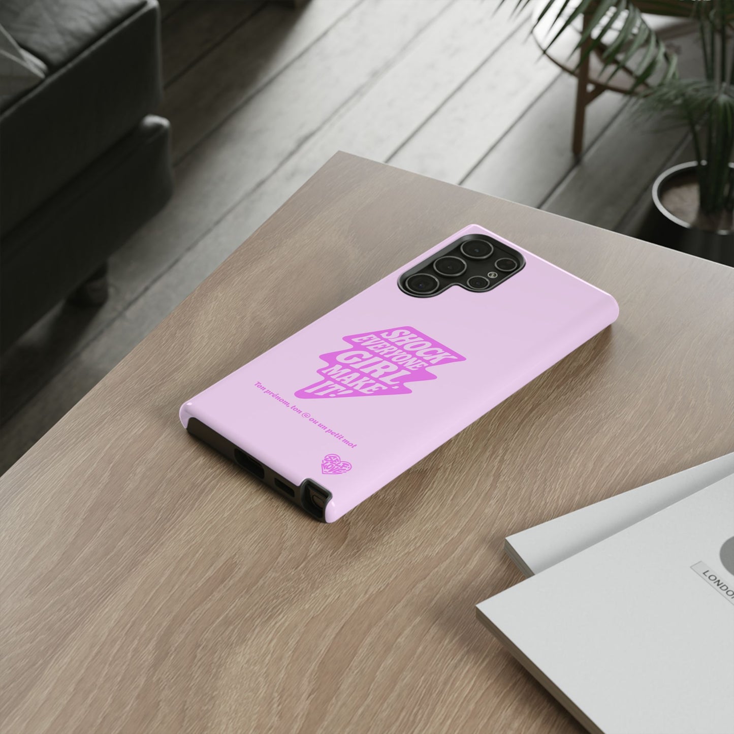 Shock Everyone - Coque Samsung (rose)