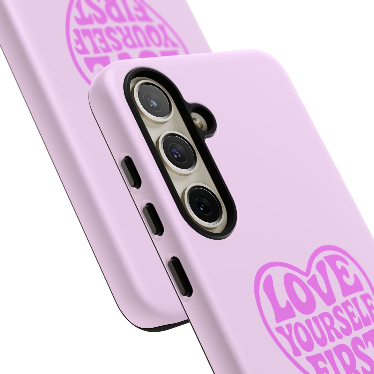 Love Yourself First - Coque Samsung (rose)