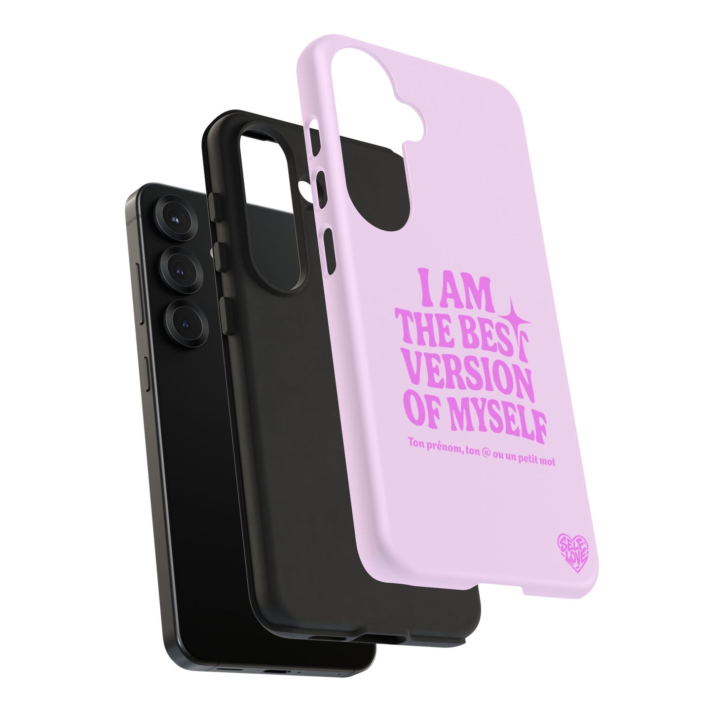 I Am The Best Version Of Myself - Coque Samsung (rose)