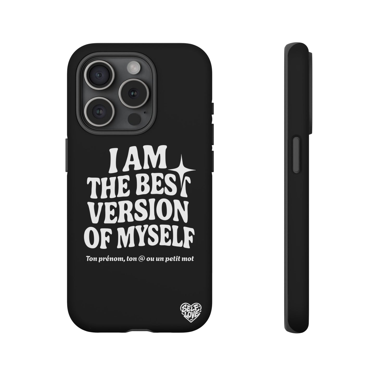 I Am The Best Version Of Myself - Coque iPhone (noir)