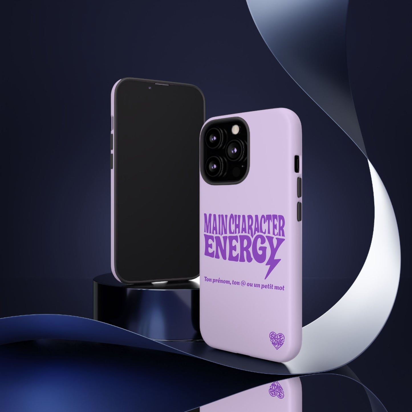 Main Character Energy - Coque iPhone (violet)