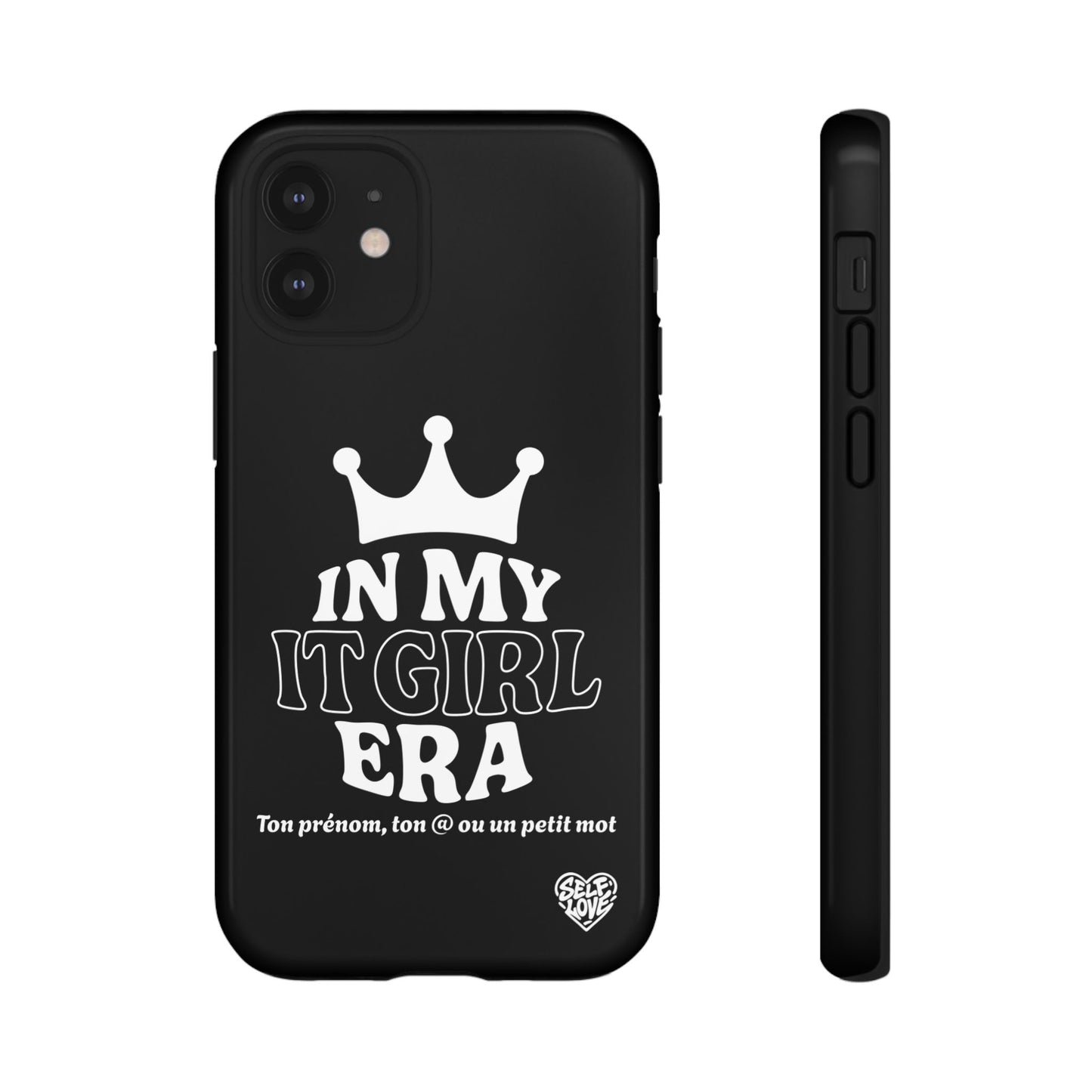 In My It Girl Era - Coque iPhone (noir)