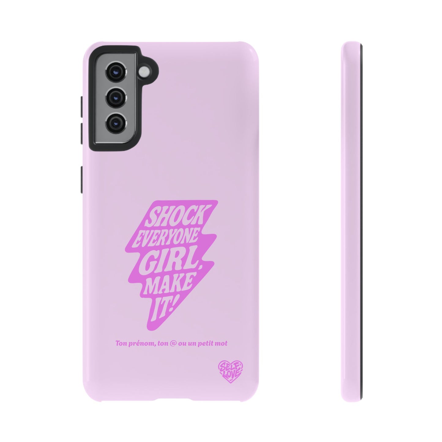 Shock Everyone - Coque Samsung (rose)