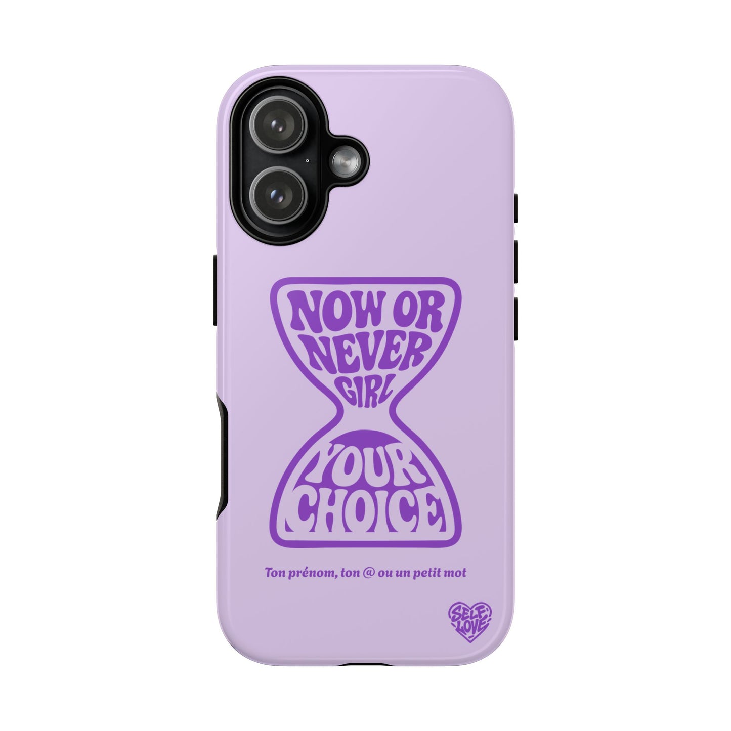 Now Or Never Girl - Coque iPhone (violet)
