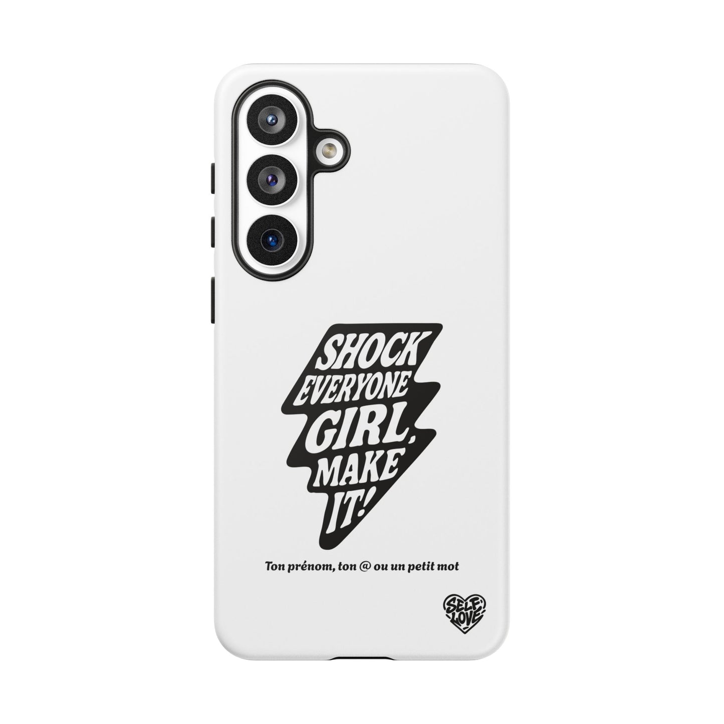 Shock Everyone - Coque Samsung (blanc)
