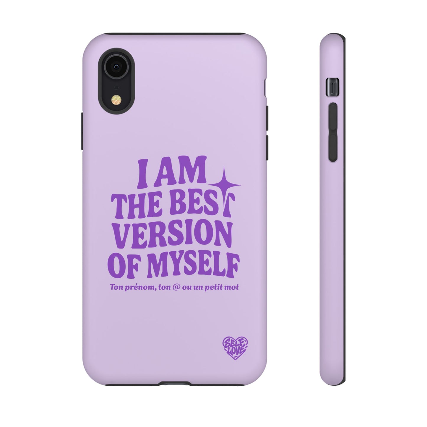 I Am The Best Version Of Myself - Coque iPhone (violet)