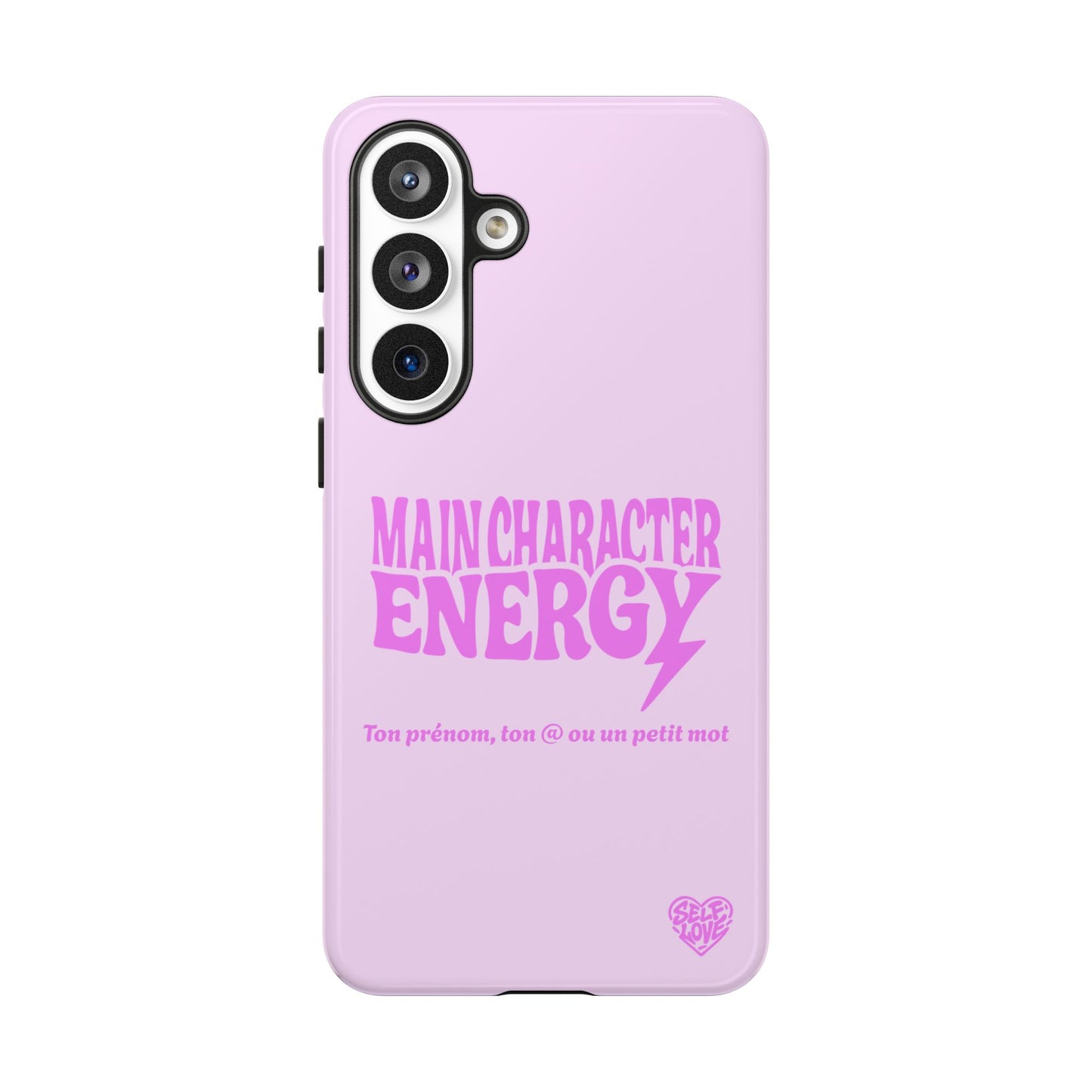 Main Character Energy - Coque Samsung (rose)