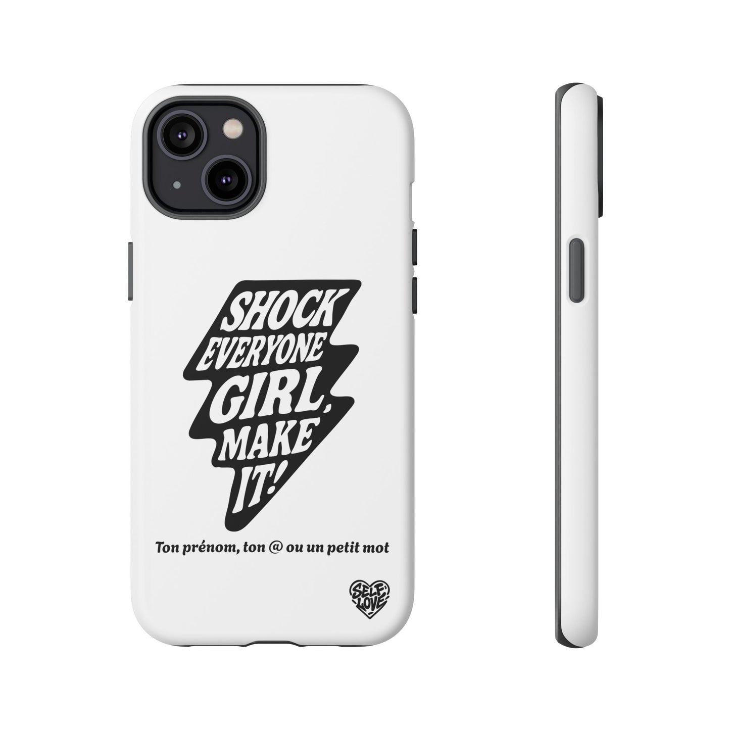 Shock Everyone - Coque iPhone (blanc)