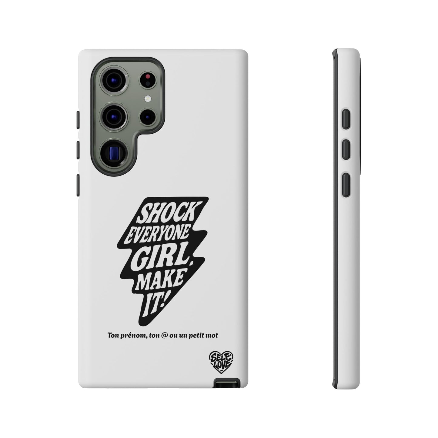 Shock Everyone - Coque Samsung (blanc)