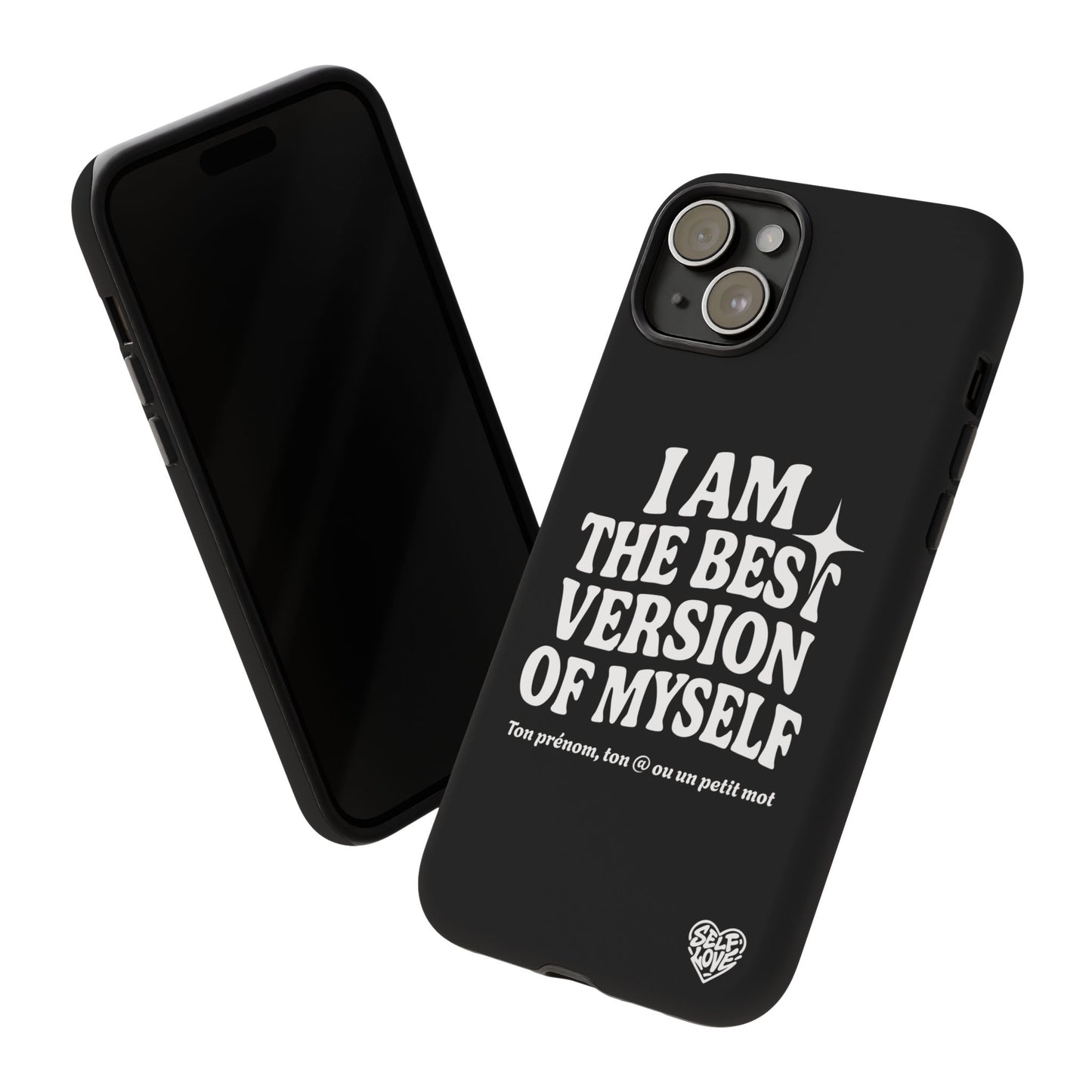 I Am The Best Version Of Myself - Coque iPhone (noir)