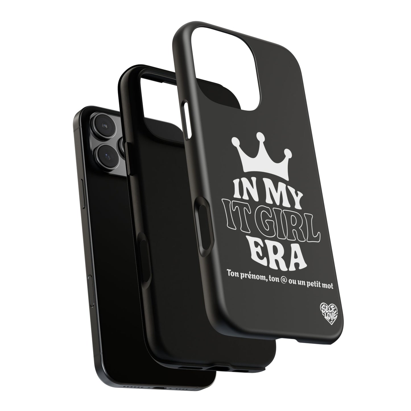 In My It Girl Era - Coque iPhone (noir)
