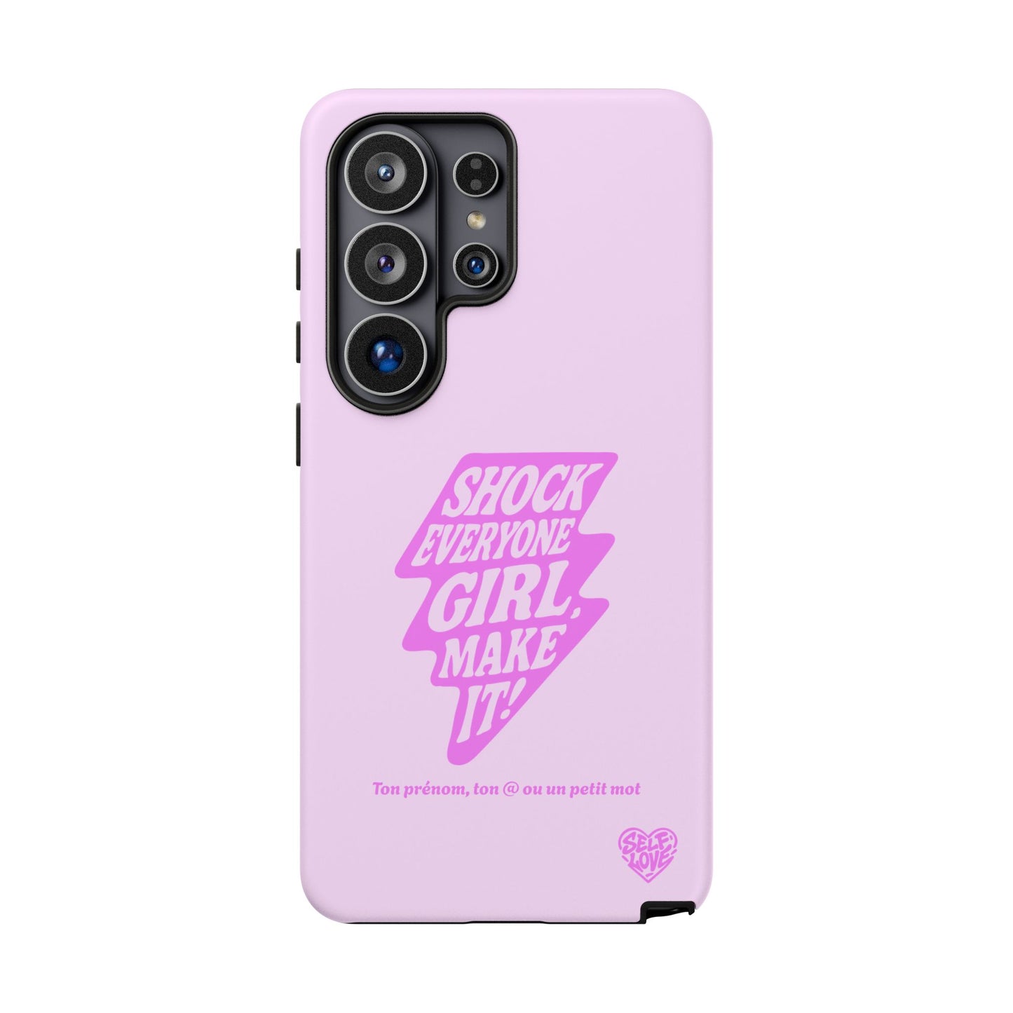Shock Everyone - Coque Samsung (rose)