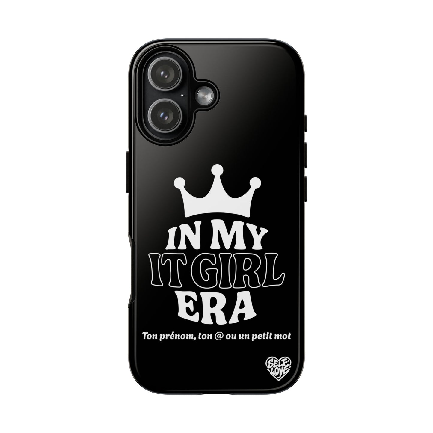 In My It Girl Era - Coque iPhone (noir)