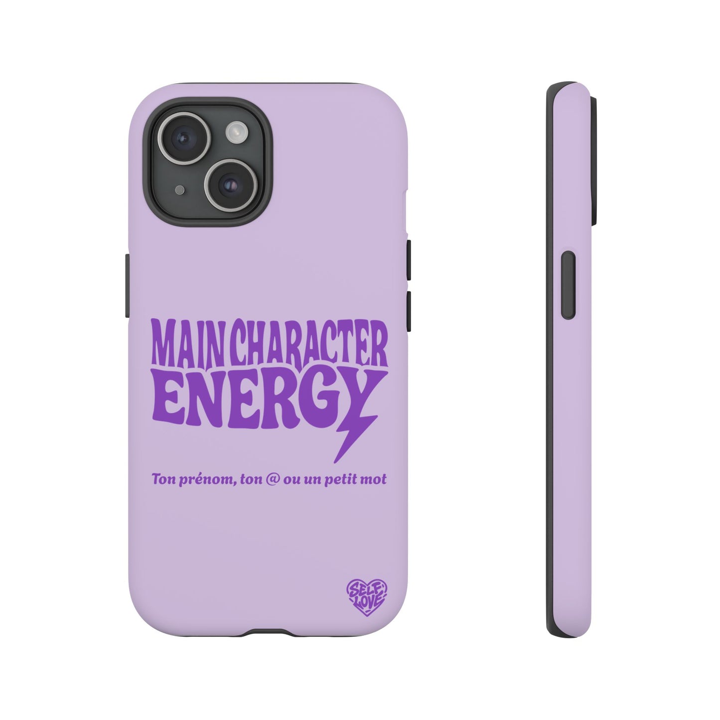 Main Character Energy - Coque iPhone (violet)