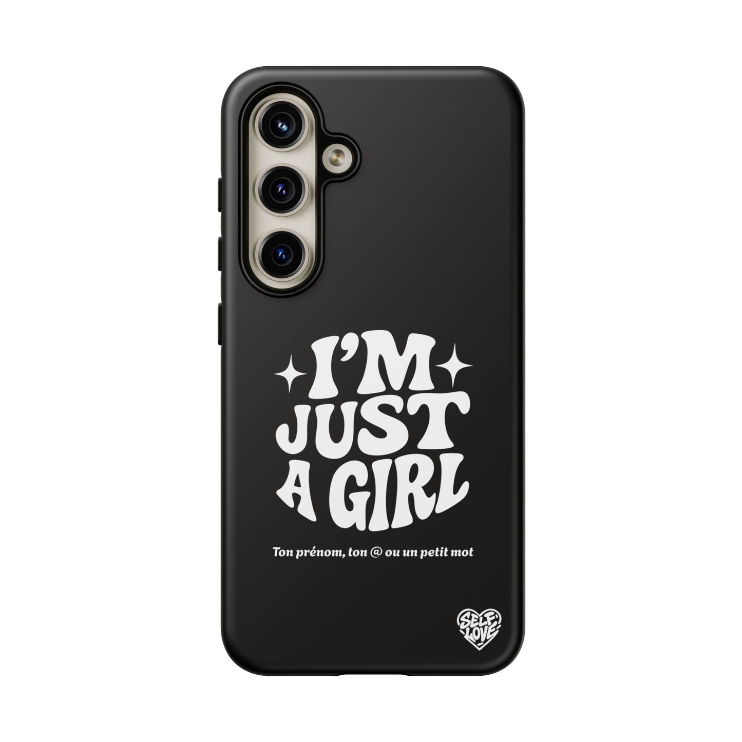 Im Just A Girl - Coque Samsung (noir)