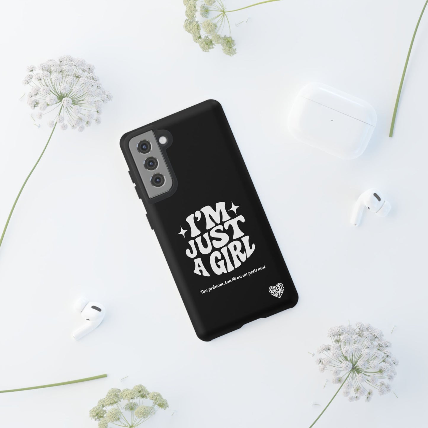 Im Just A Girl - Coque Samsung (noir)