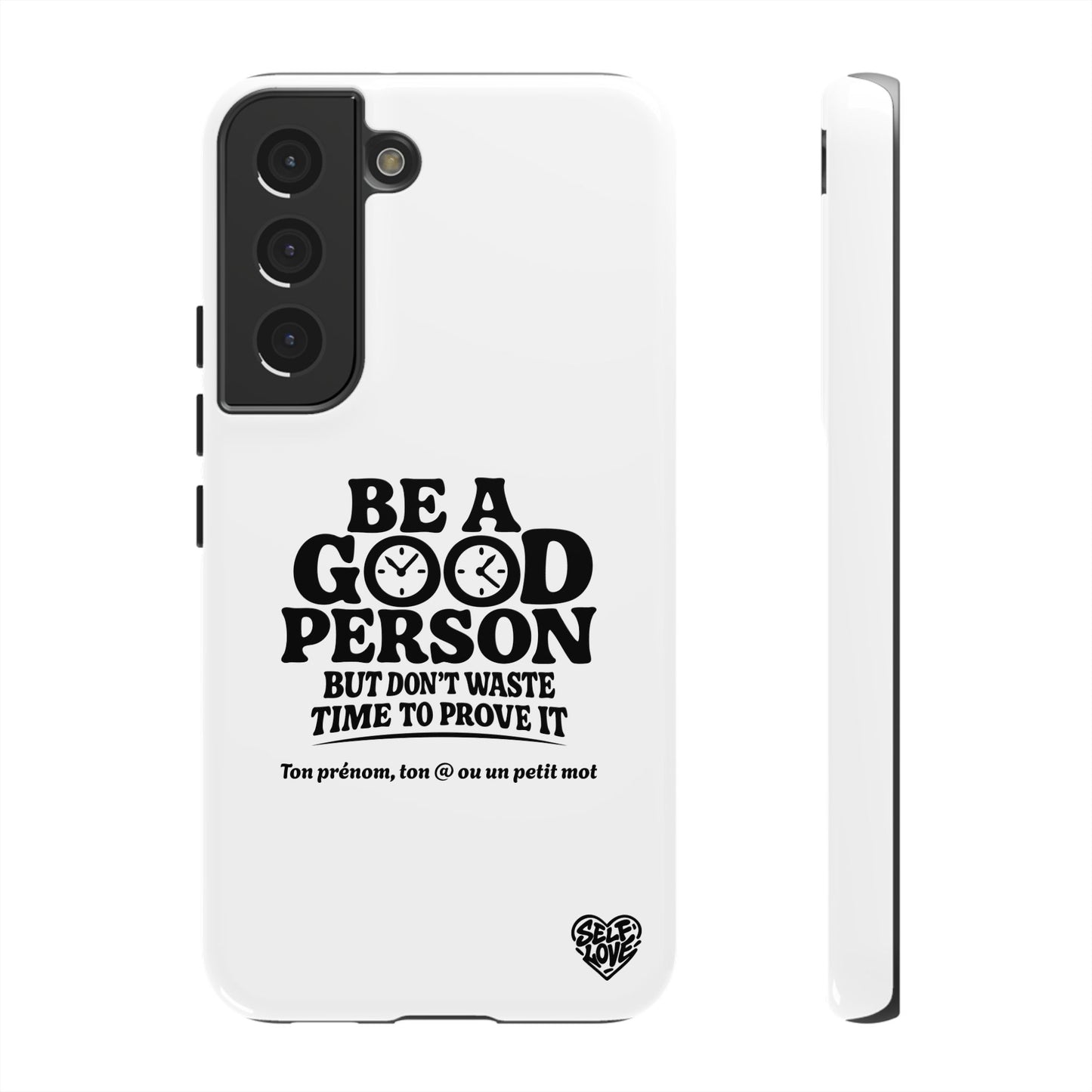 Be A Good Person - Coque Samsung (blanc)