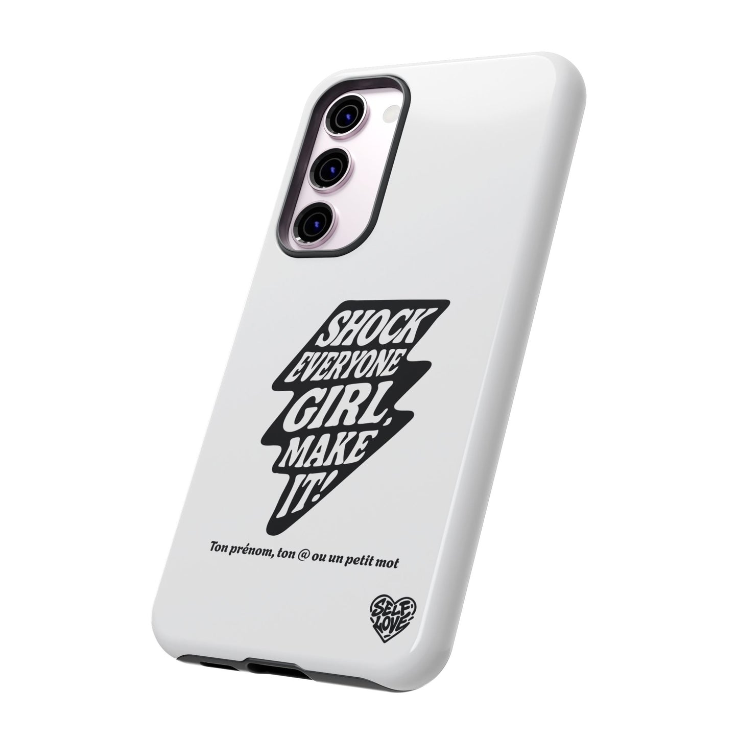 Shock Everyone - Coque Samsung (blanc)