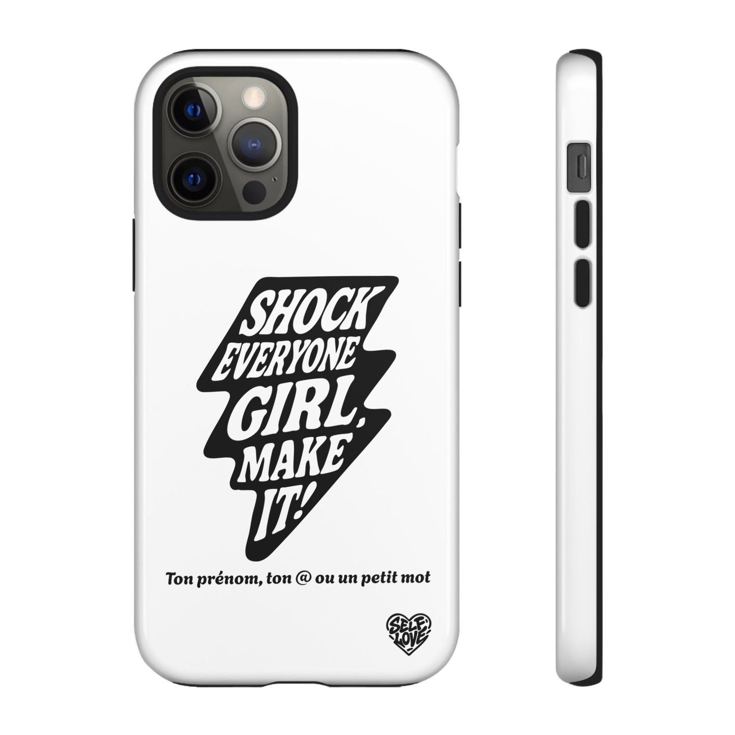 Shock Everyone - Coque iPhone (blanc)