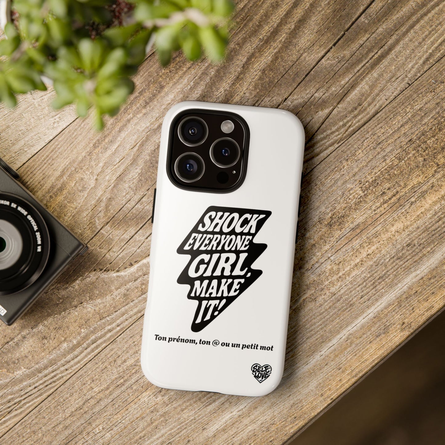 Shock Everyone - Coque iPhone (blanc)