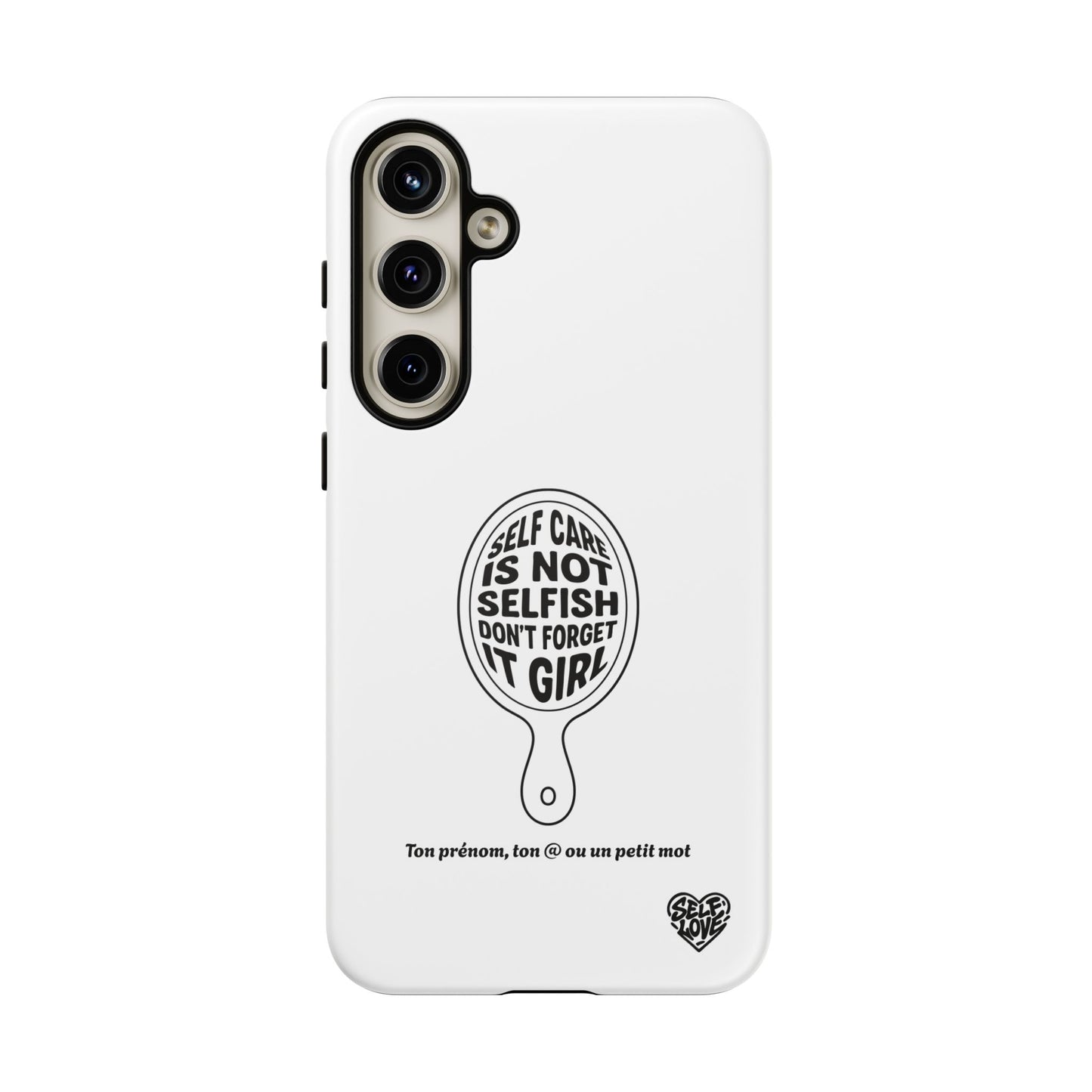 Self Care - Coque Samsung (blanc)