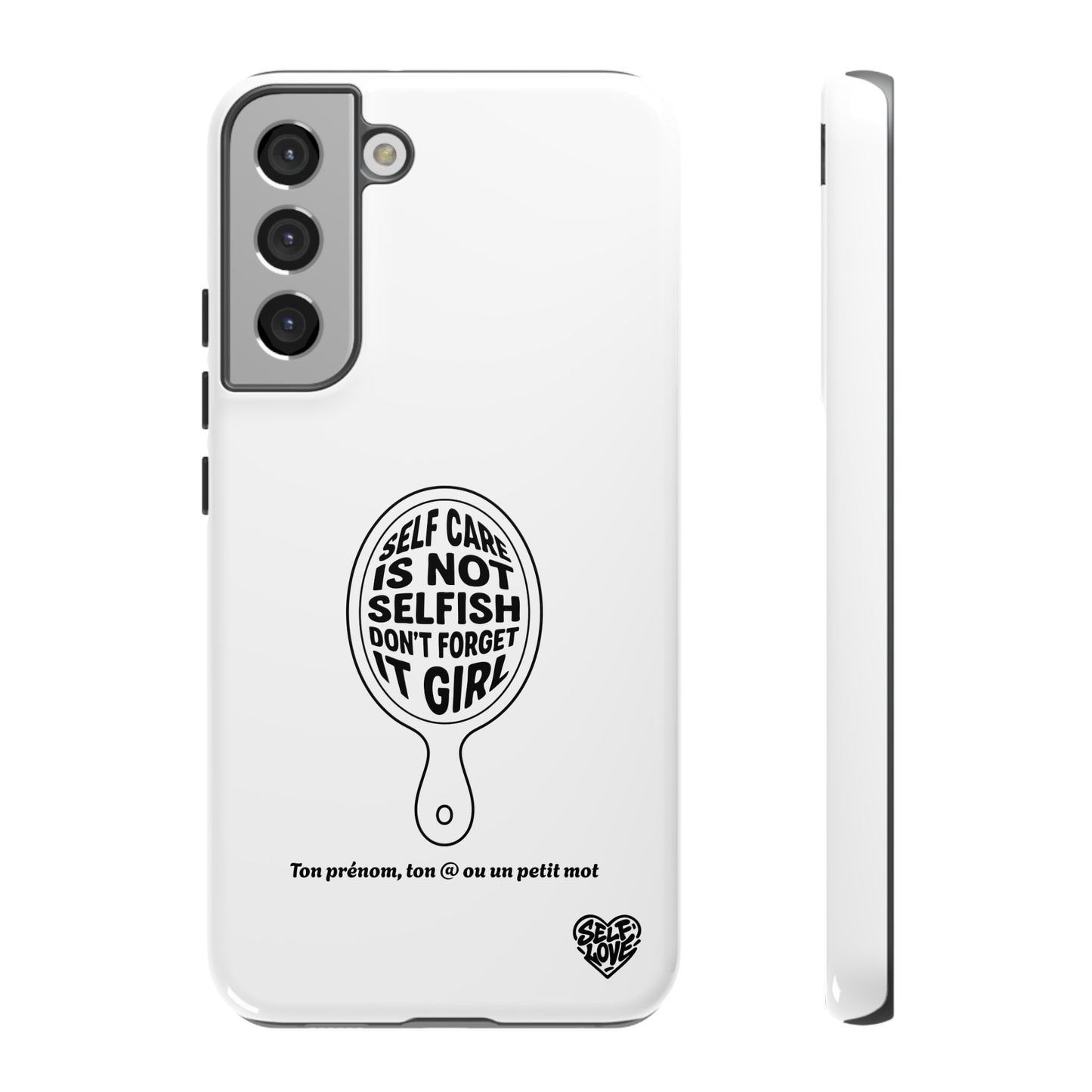 Self Care - Coque Samsung (blanc)
