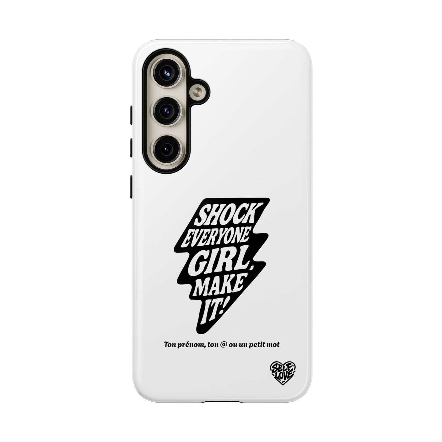 Shock Everyone - Coque Samsung (blanc)