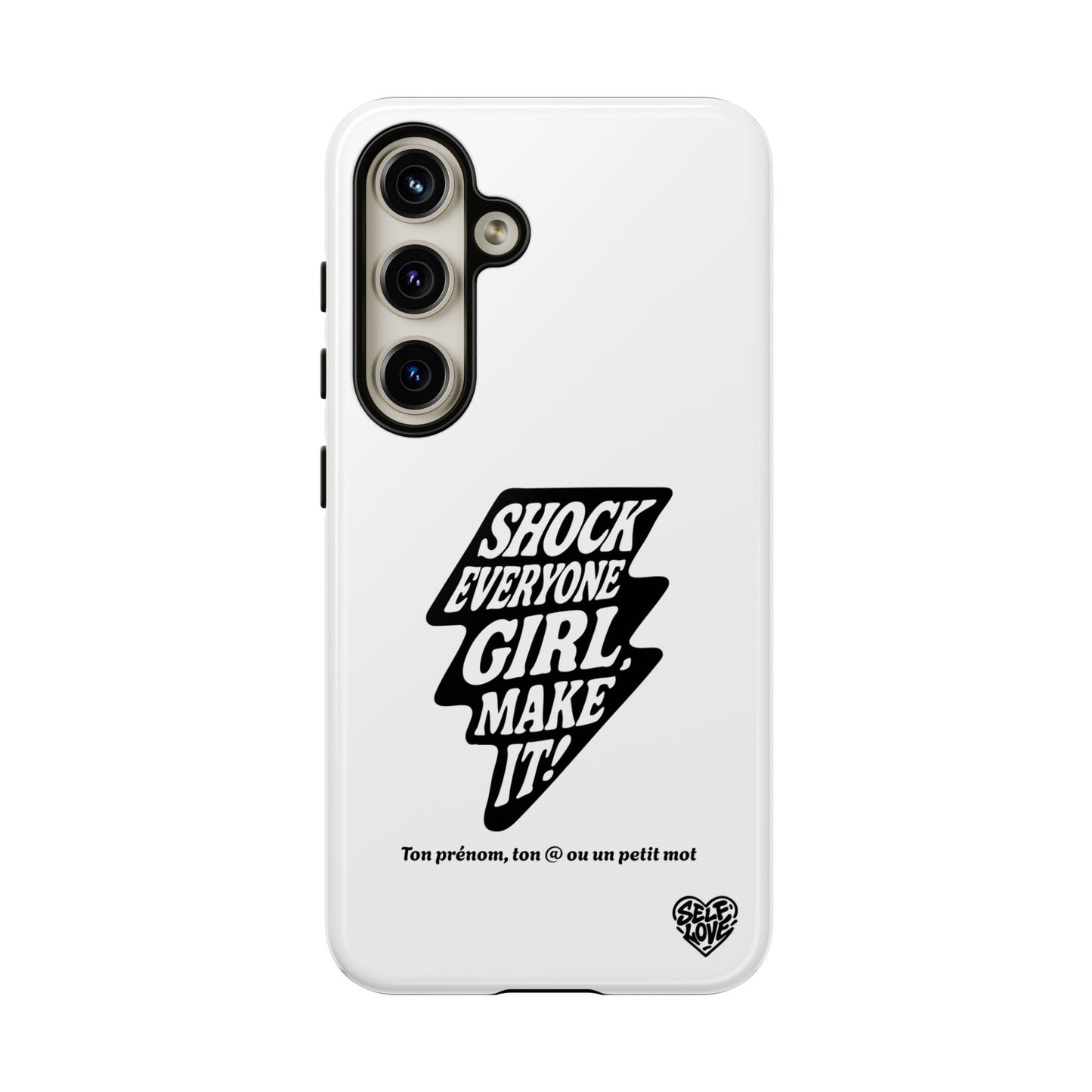Shock Everyone - Coque Samsung (blanc)