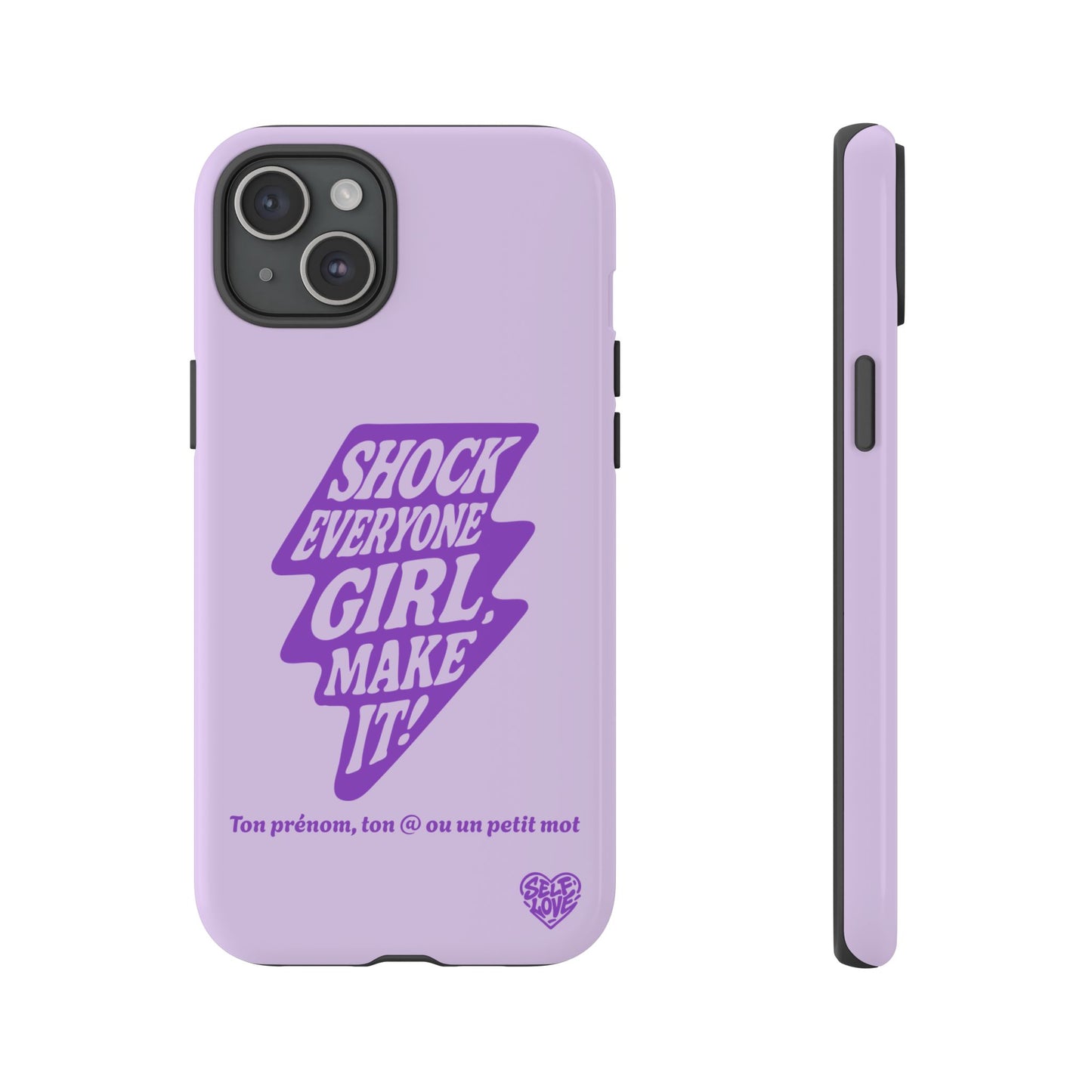 Shock Everyone - Coque iPhone (violet)